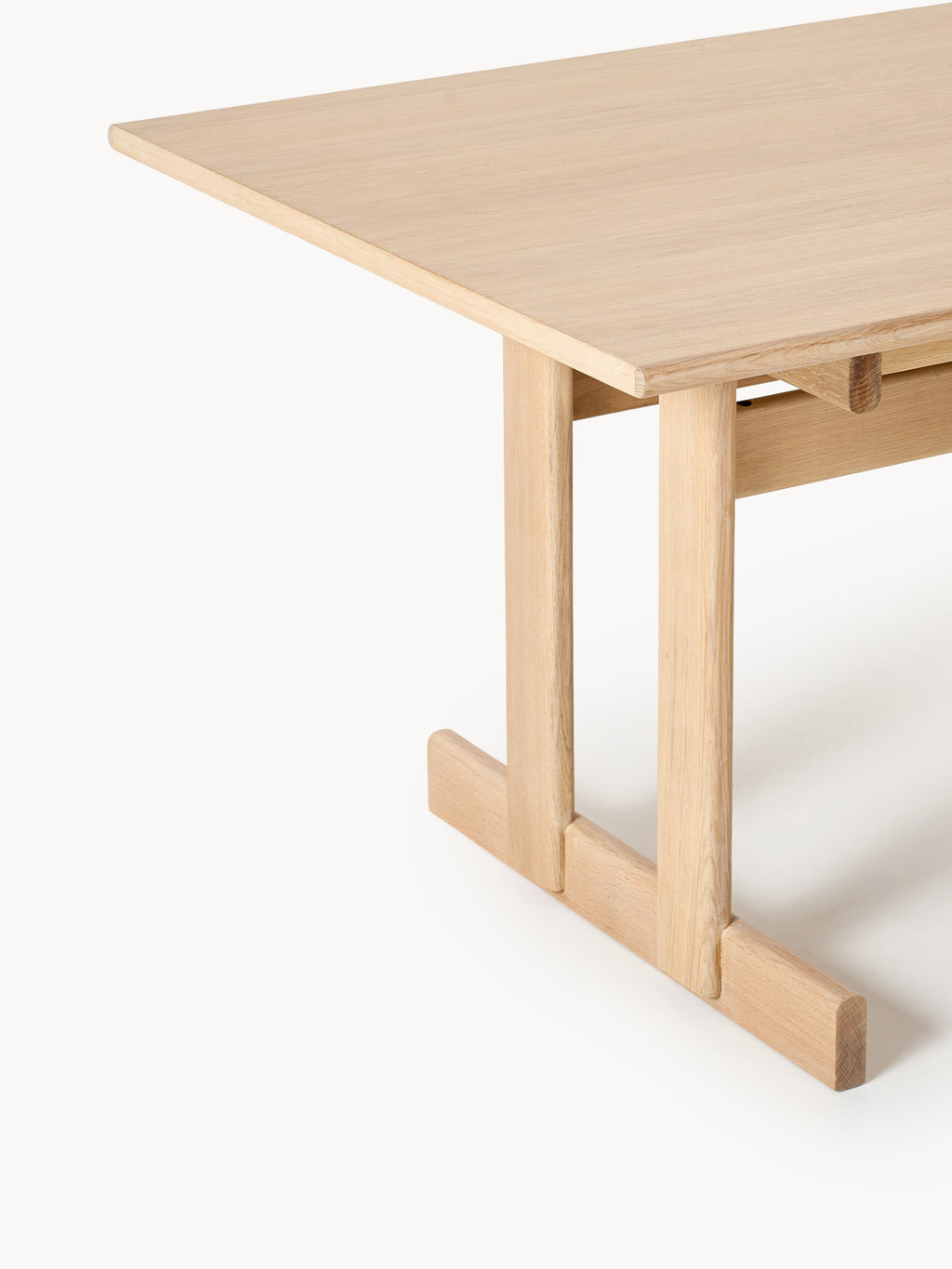 Brynn Extendable Oak Wood Dining Table, in various sizes
