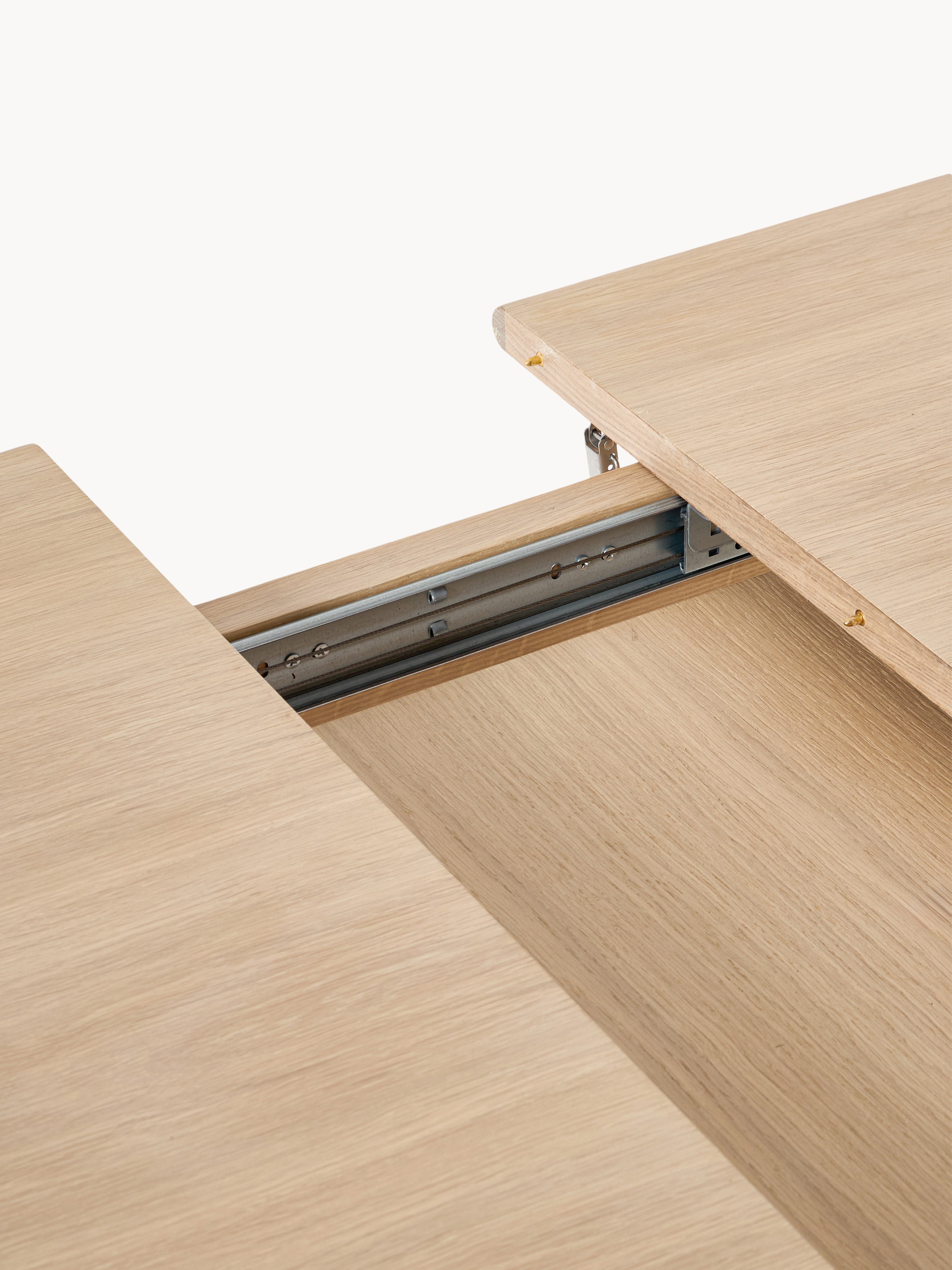 Brynn Extendable Oak Wood Dining Table, in various sizes