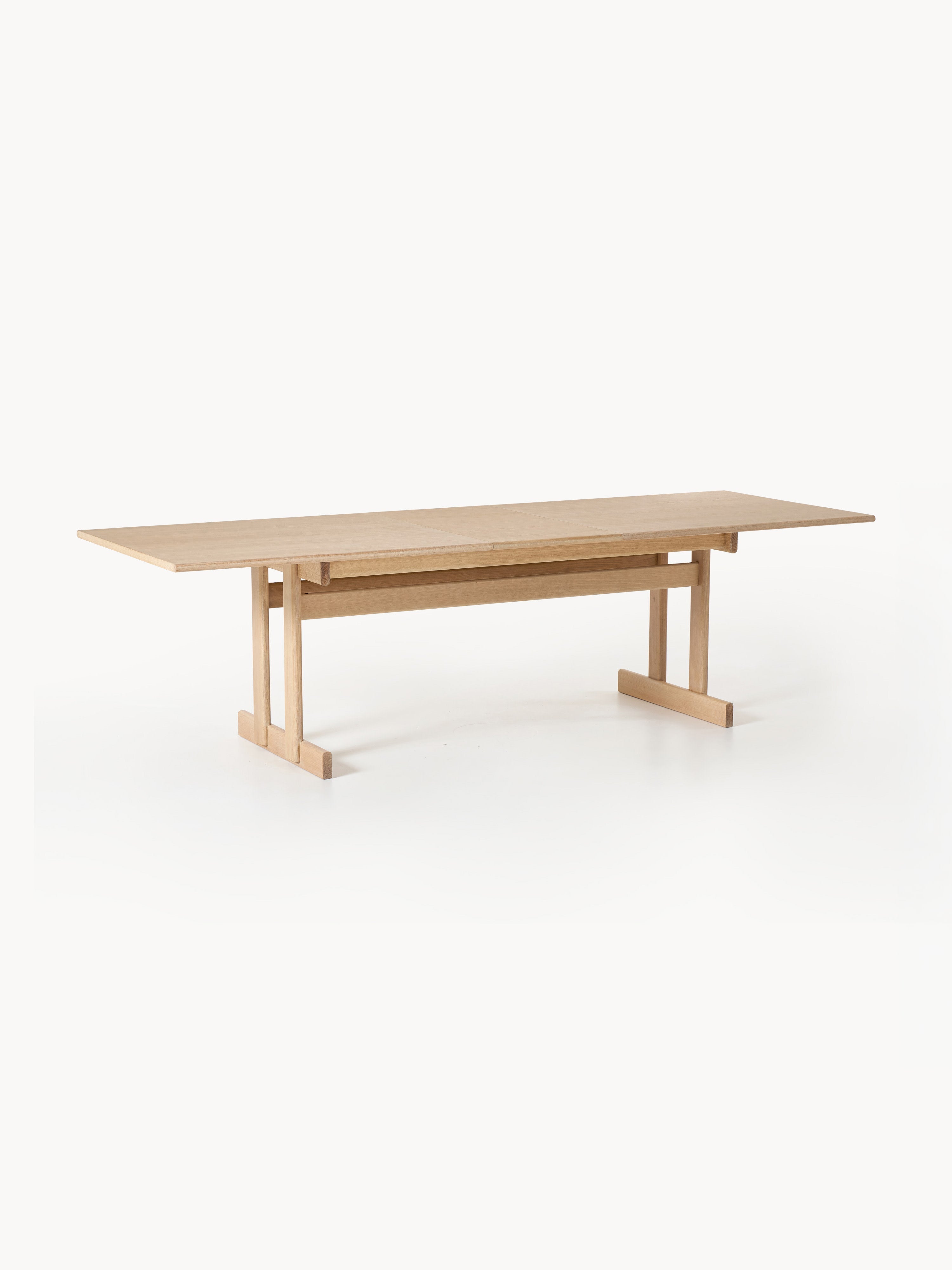Brynn Extendable Oak Wood Dining Table, in various sizes
