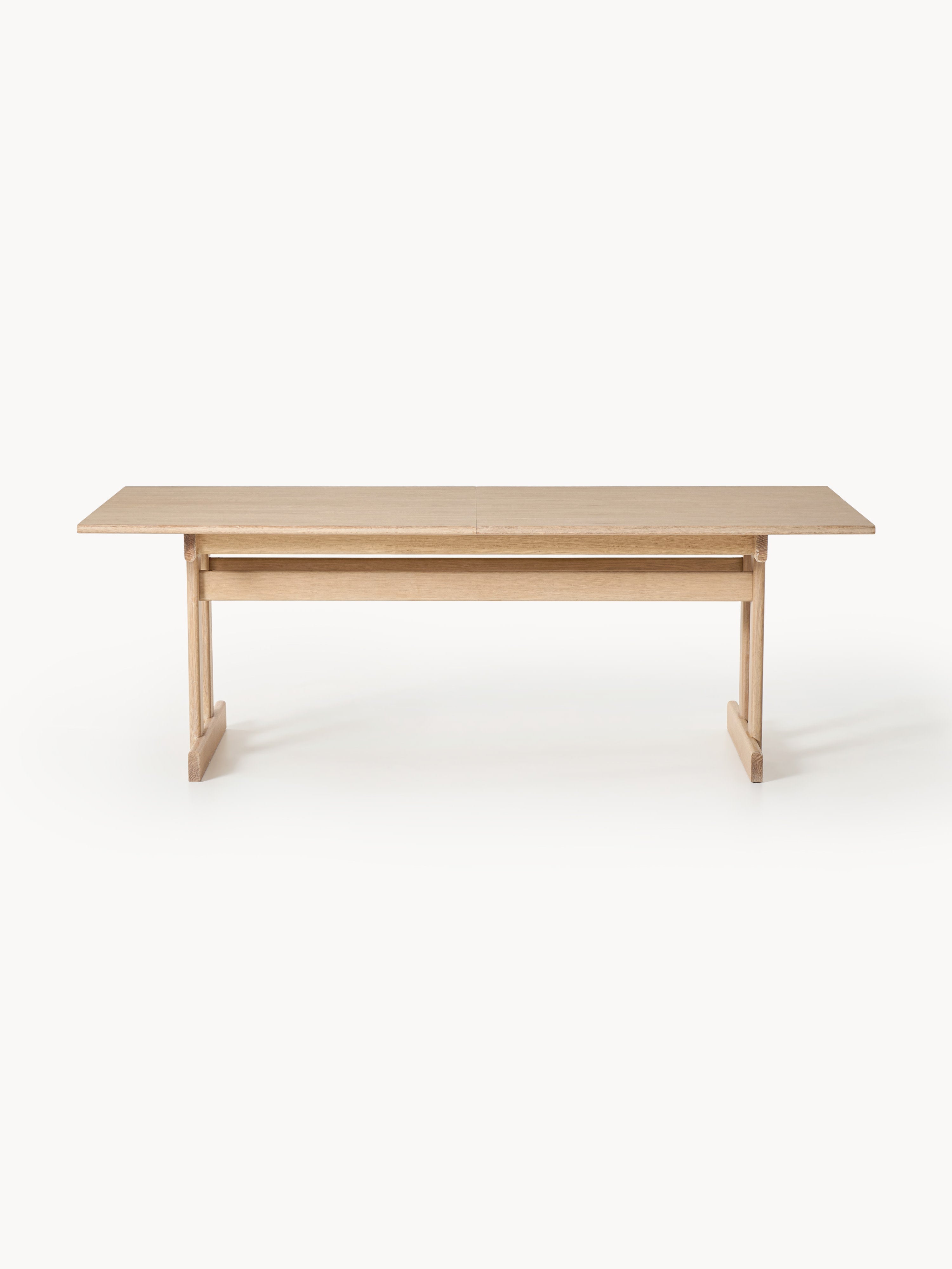 Brynn Extendable Oak Wood Dining Table, in various sizes