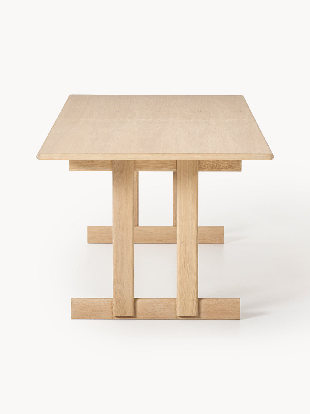 Brynn Extendable Oak Wood Dining Table, in various sizes