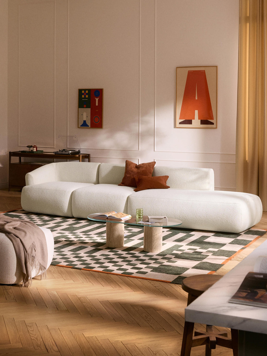Sofia Bouclé Chaise Module
