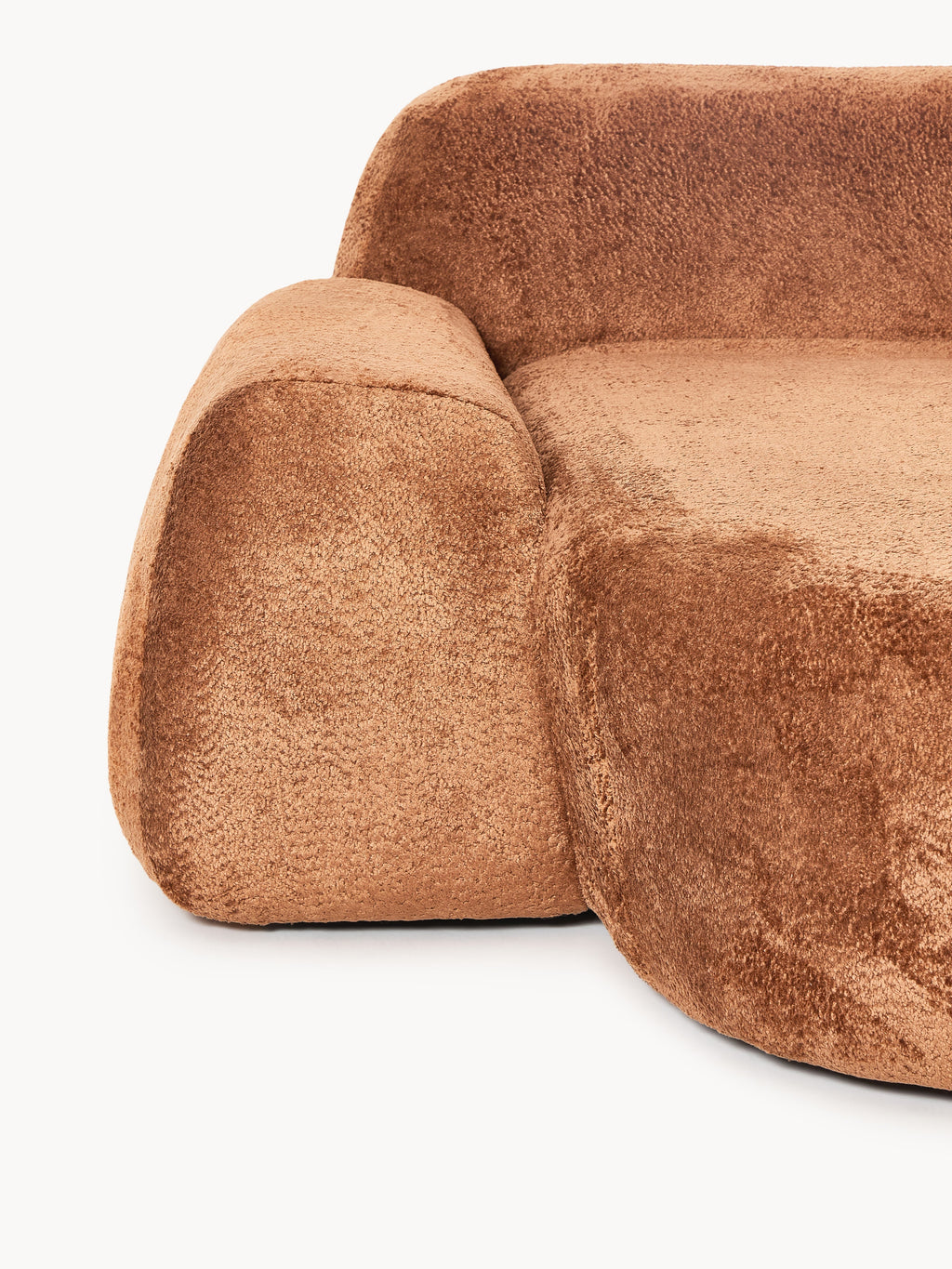 Wolke Modular Teddy Bouclé Corner Sofa (3-seater)