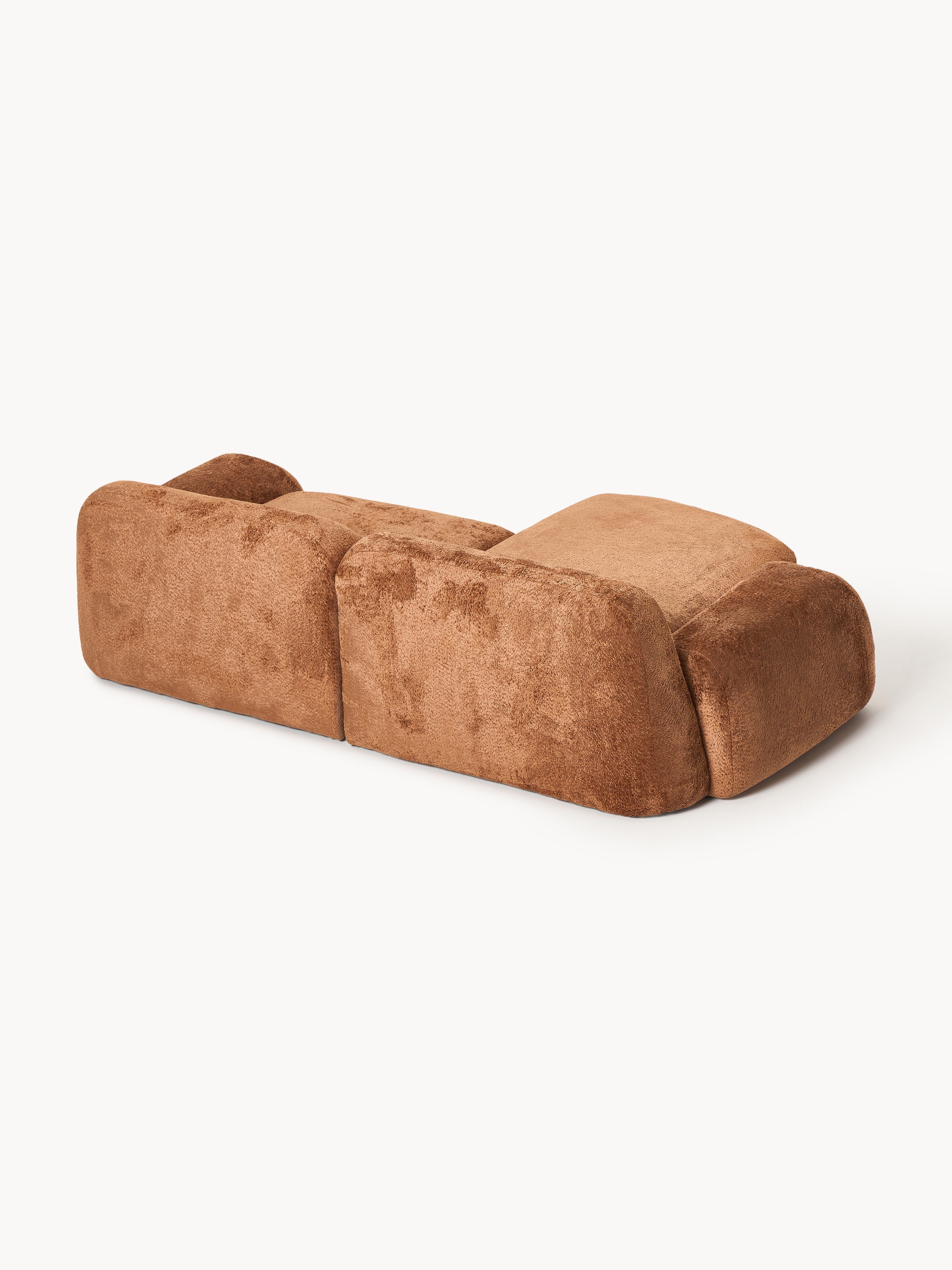 Wolke Modular Teddy Bouclé Corner Sofa (3-seater)