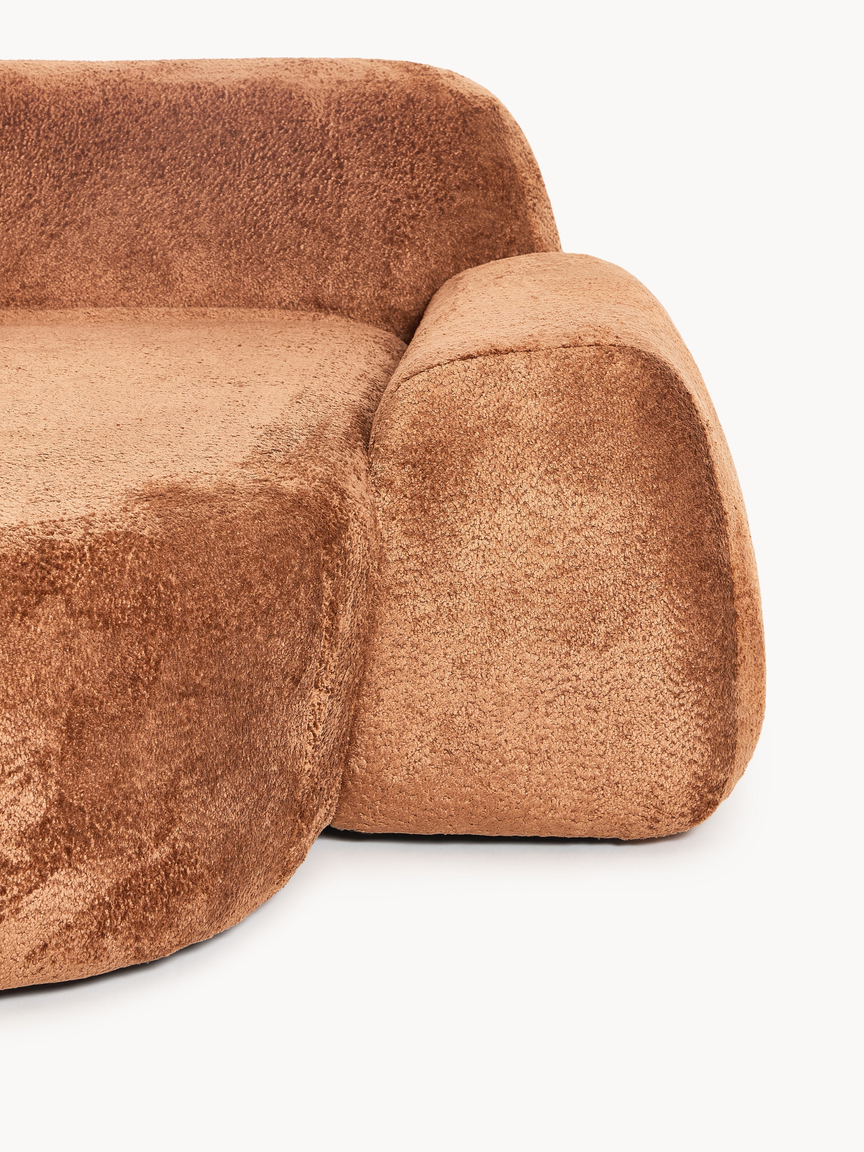 Wolke Modular Teddy Bouclé Corner Sofa (3-seater)