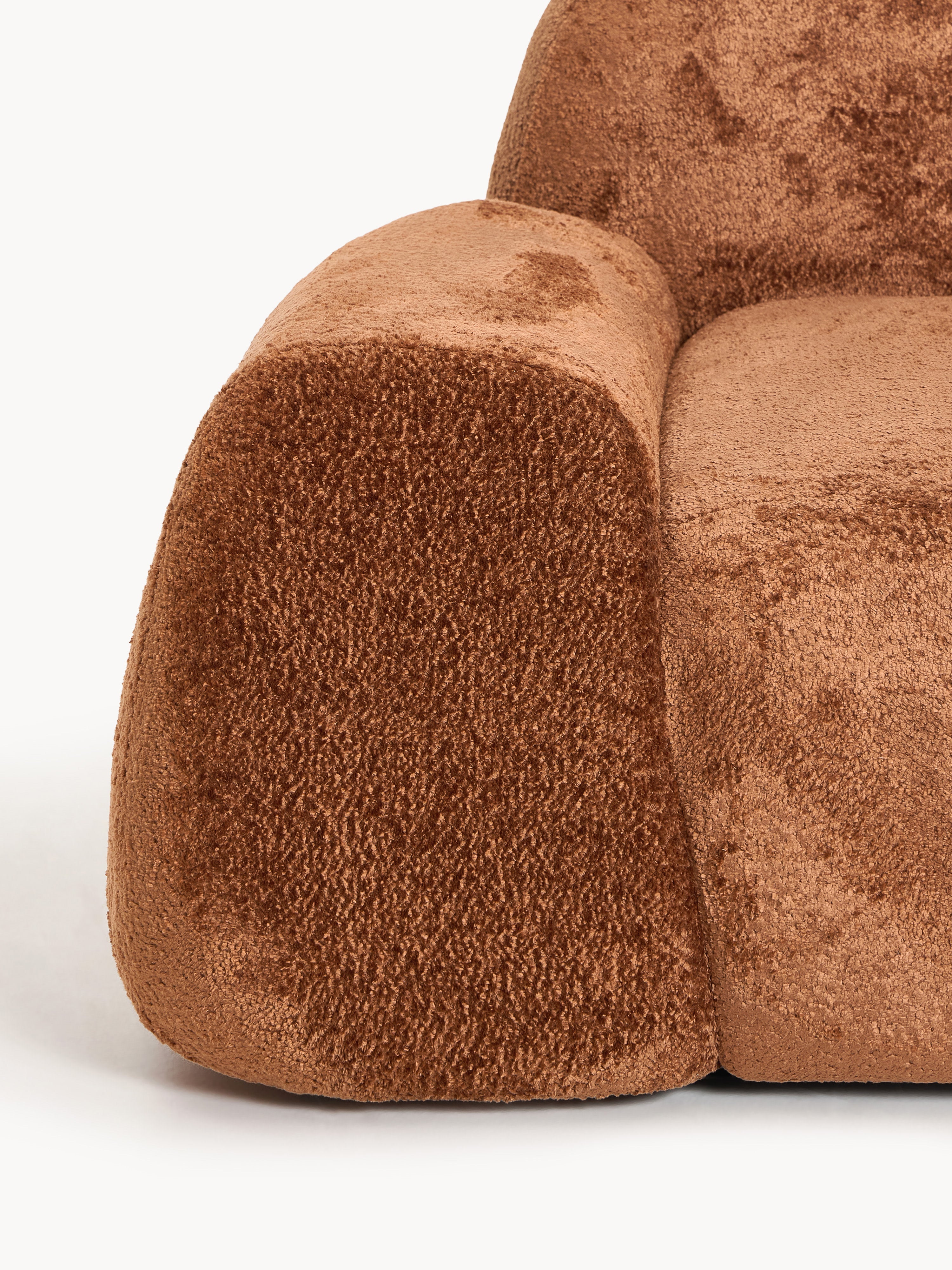 Wolke Modular Teddy Bouclé Corner Sofa (3-seater)