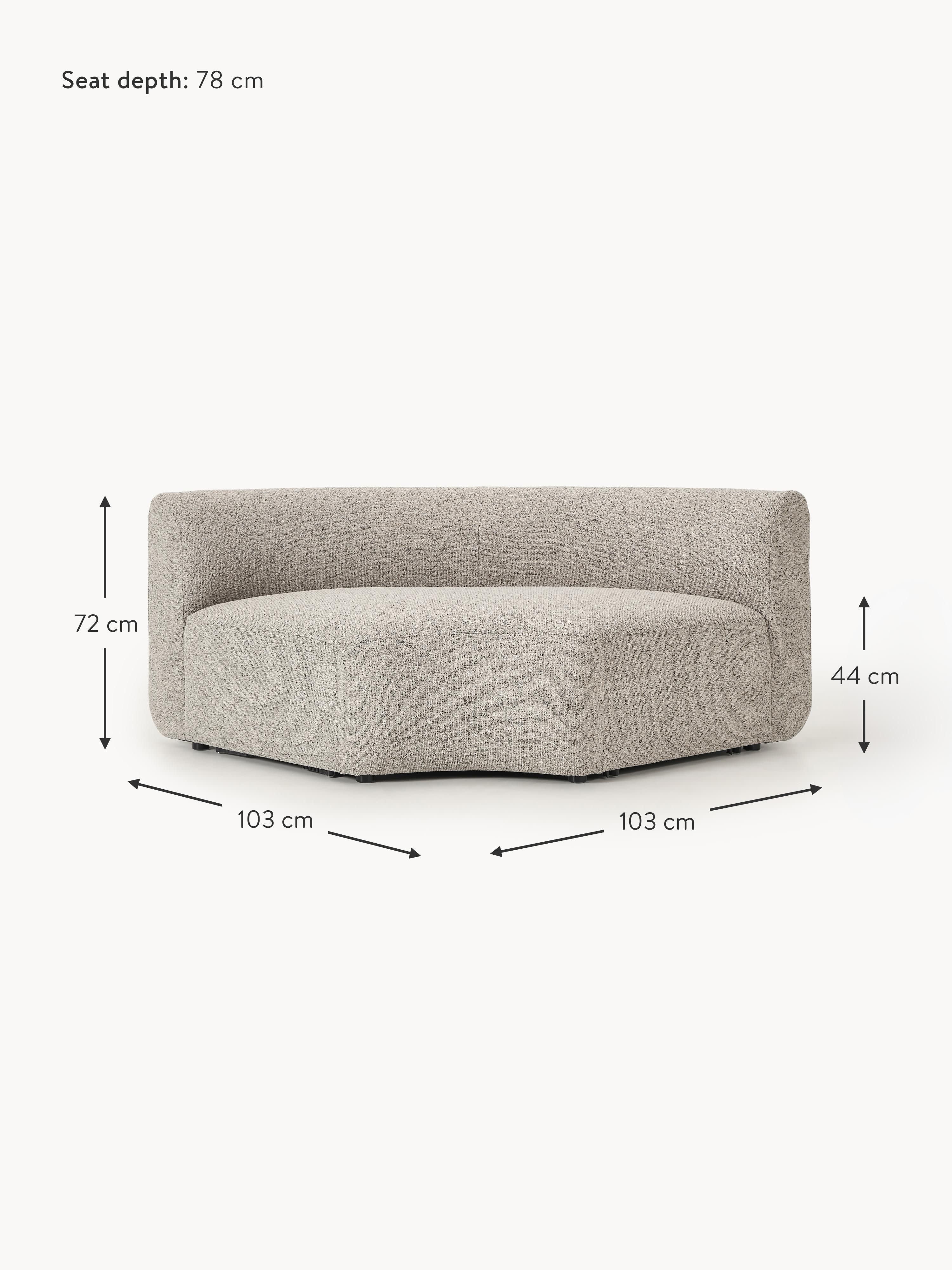 Sofia Round Bouclé Corner Module
