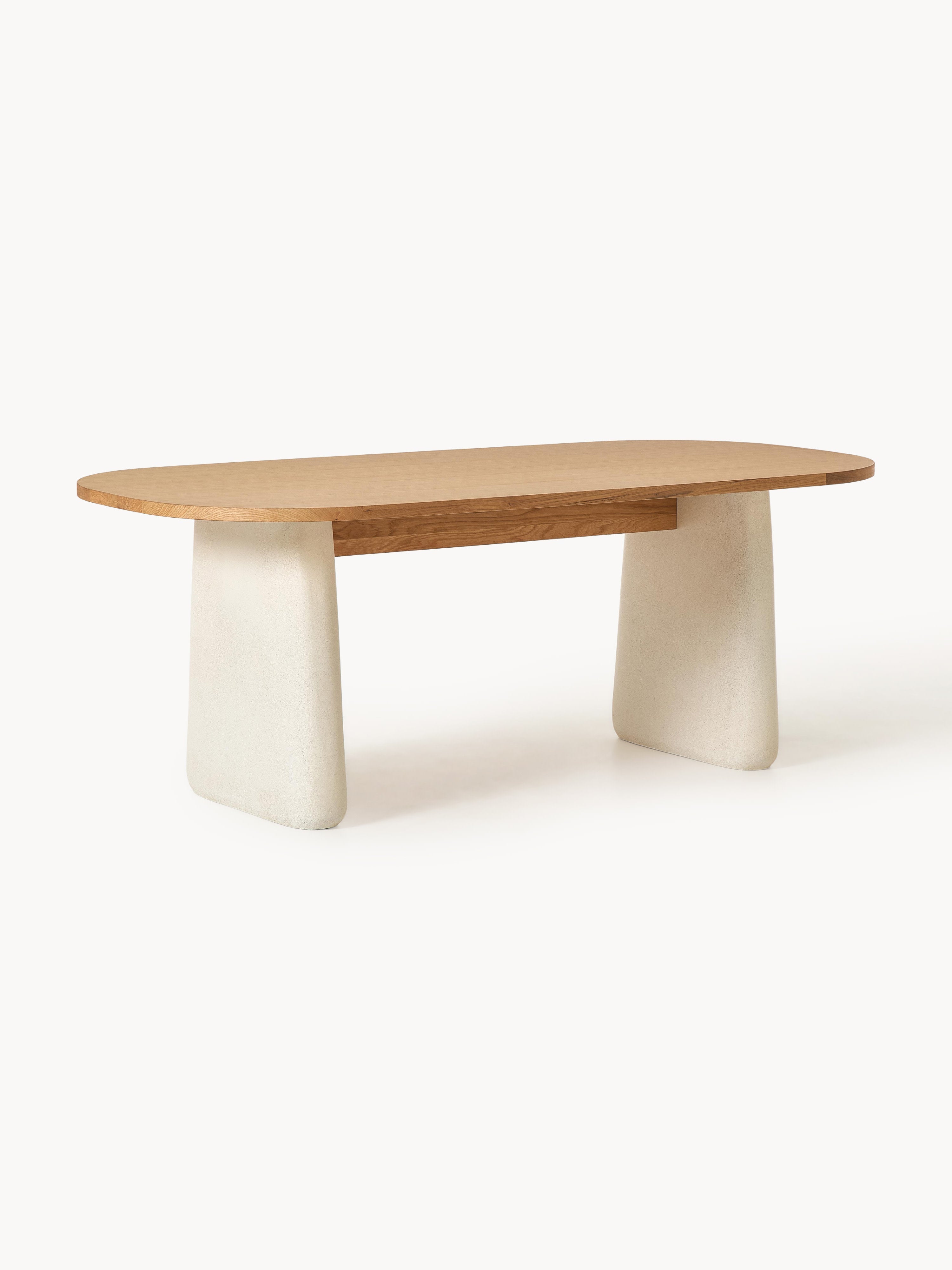 Gallery image 1 - Oval Oak Wood Dining Table Dune, in various sizes