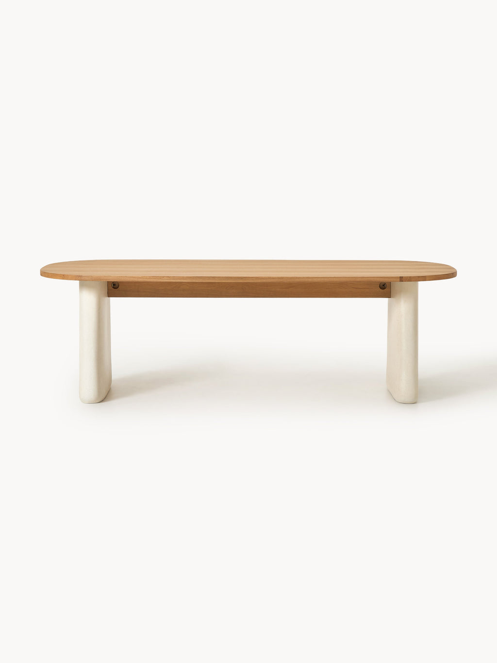 Dune Oval Oak Wood Dining Table, in various sizes