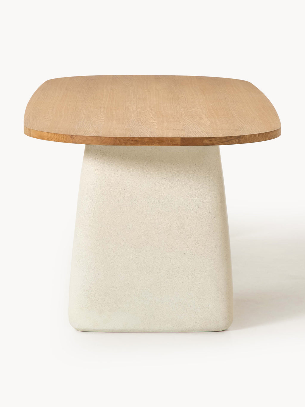 Dune Oval Oak Wood Dining Table, in various sizes