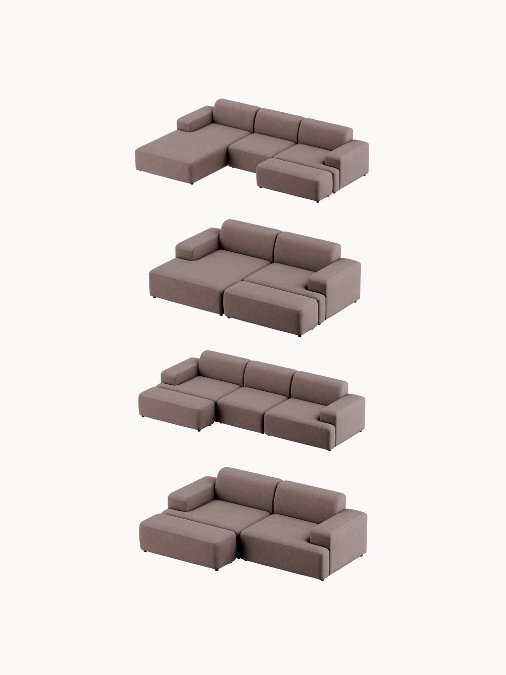 Melva XL Ottoman, W 116 x D 42 cm