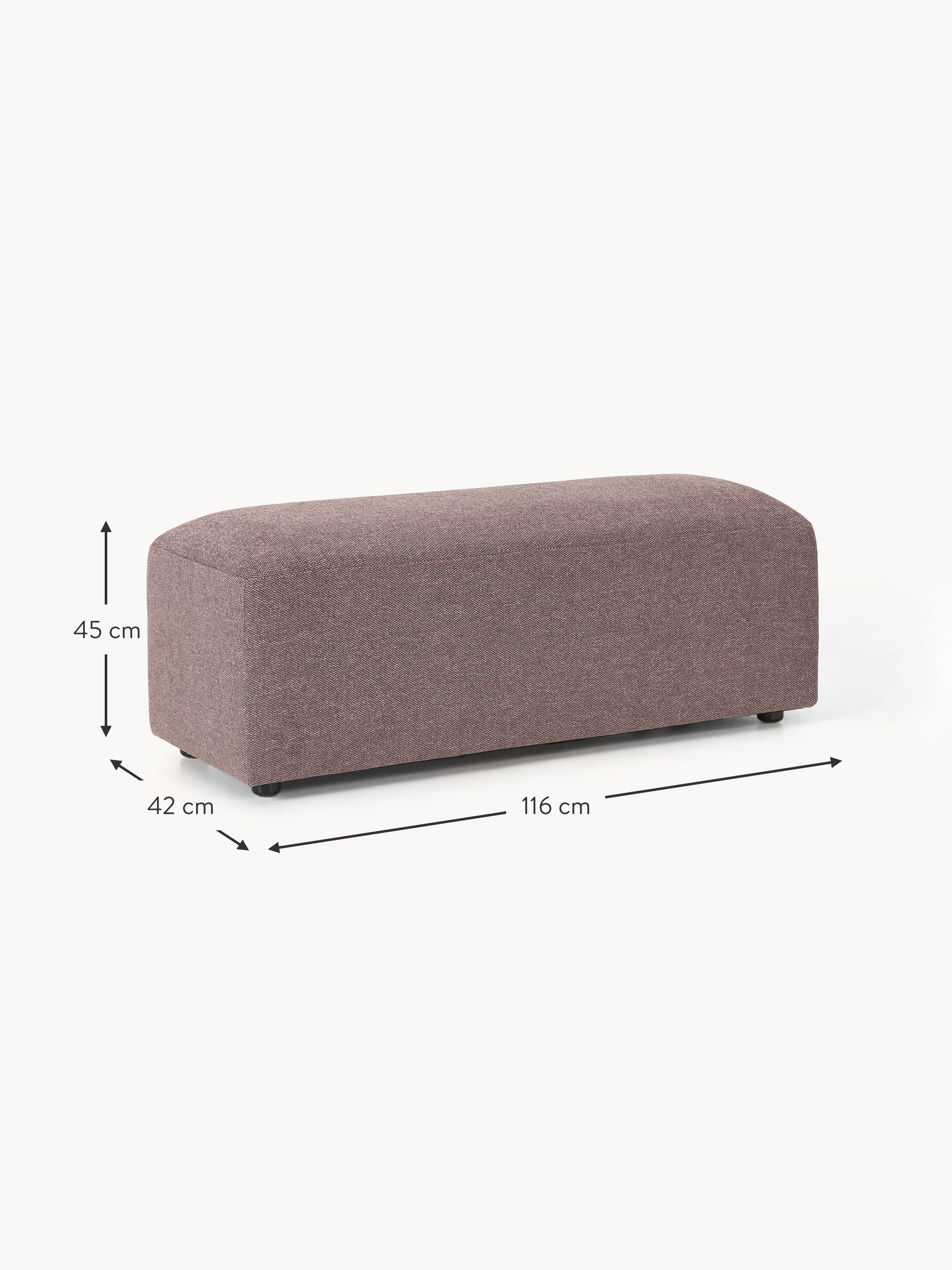 Melva XL Ottoman, W 116 x D 42 cm