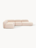 Gallery image 1 - XL Modular Bouclé Corner Sofa Wolke with Chaise End