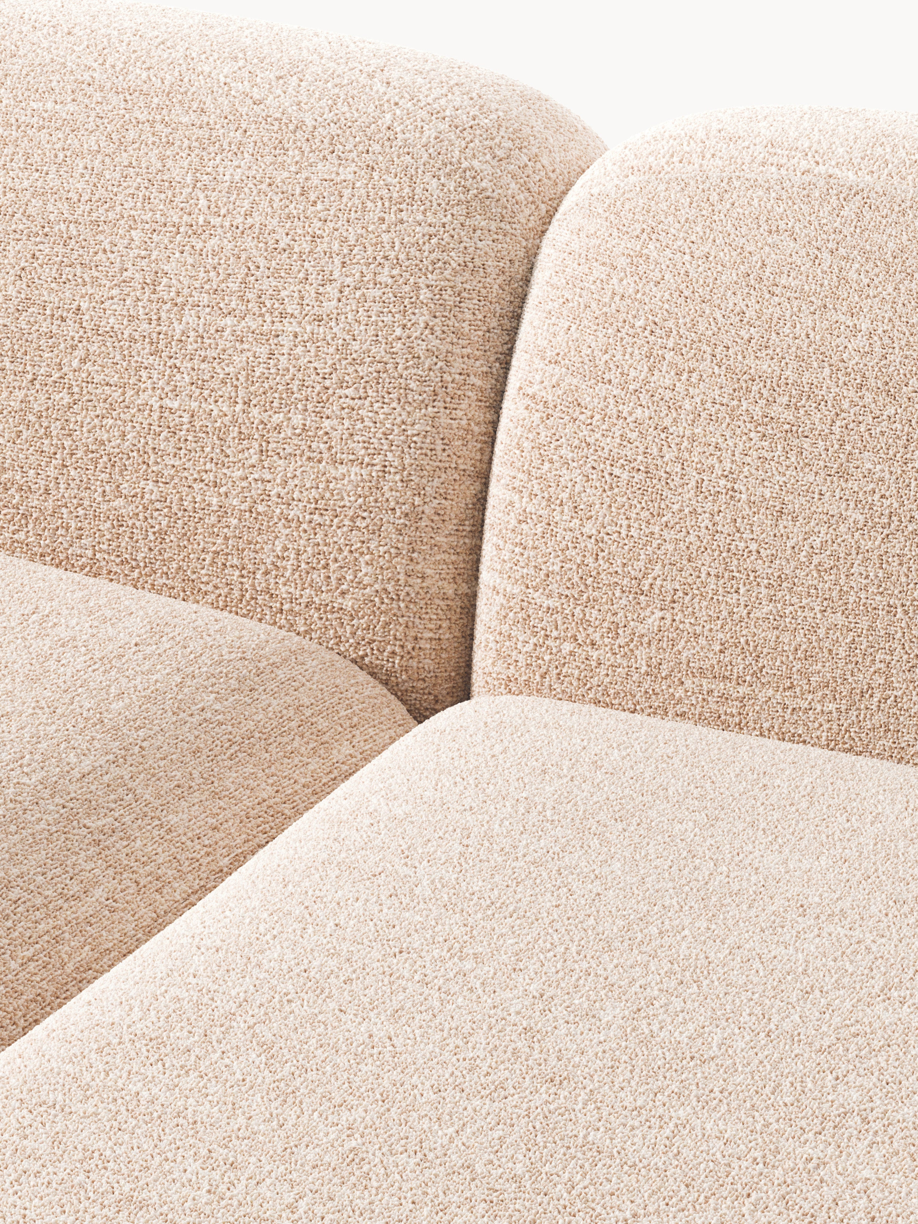 Wolke XL Modular Bouclé Corner Sofa with Chaise End