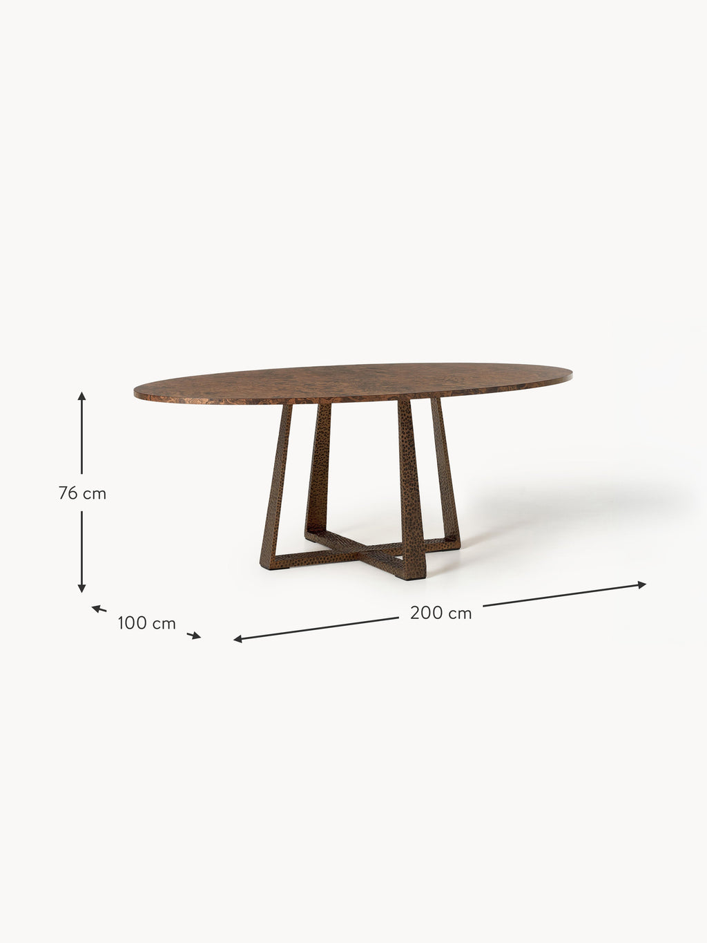 Amella Oval Dining Table, in various sizes