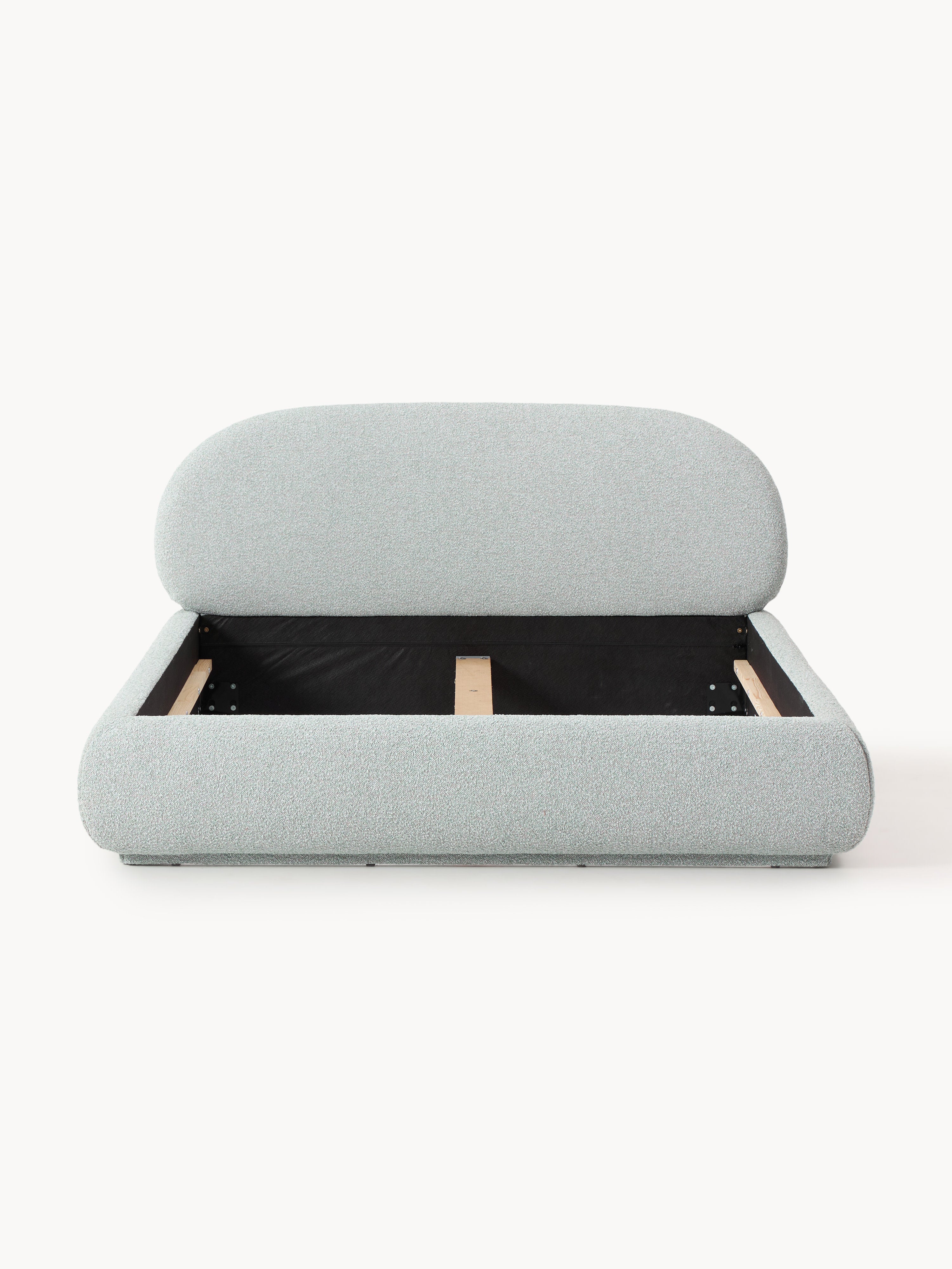 Alba Upholstered Bouclé Bed