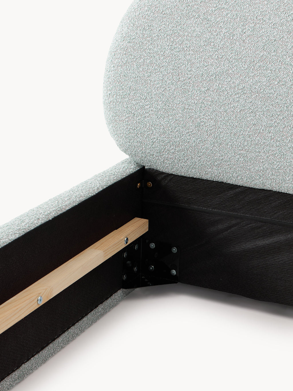 Alba Upholstered Bouclé Bed