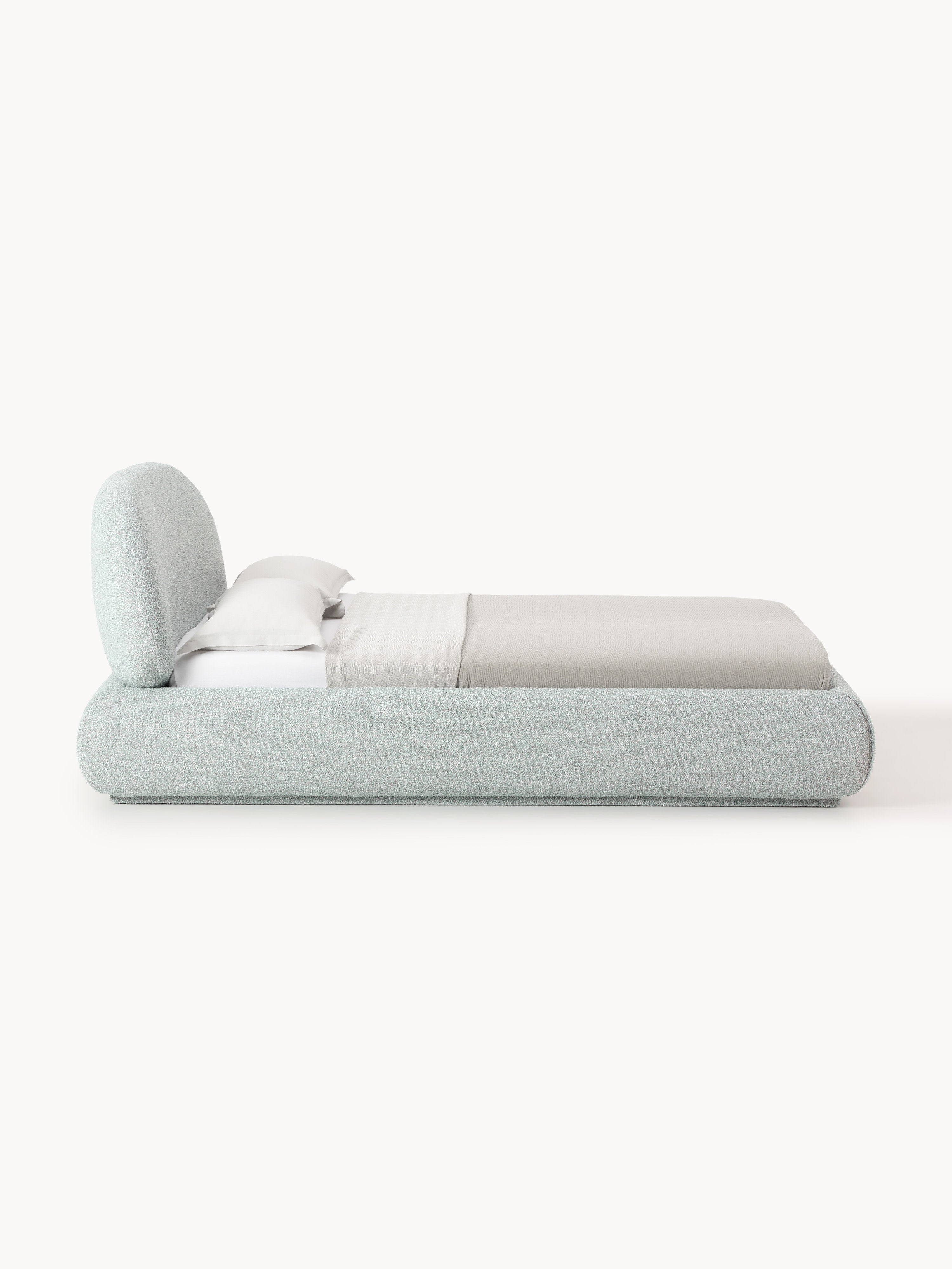 Alba Upholstered Bouclé Bed
