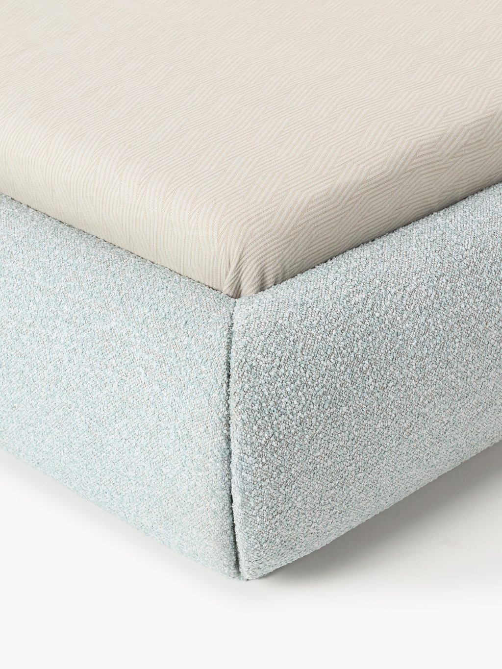 Alba Upholstered Bouclé Bed
