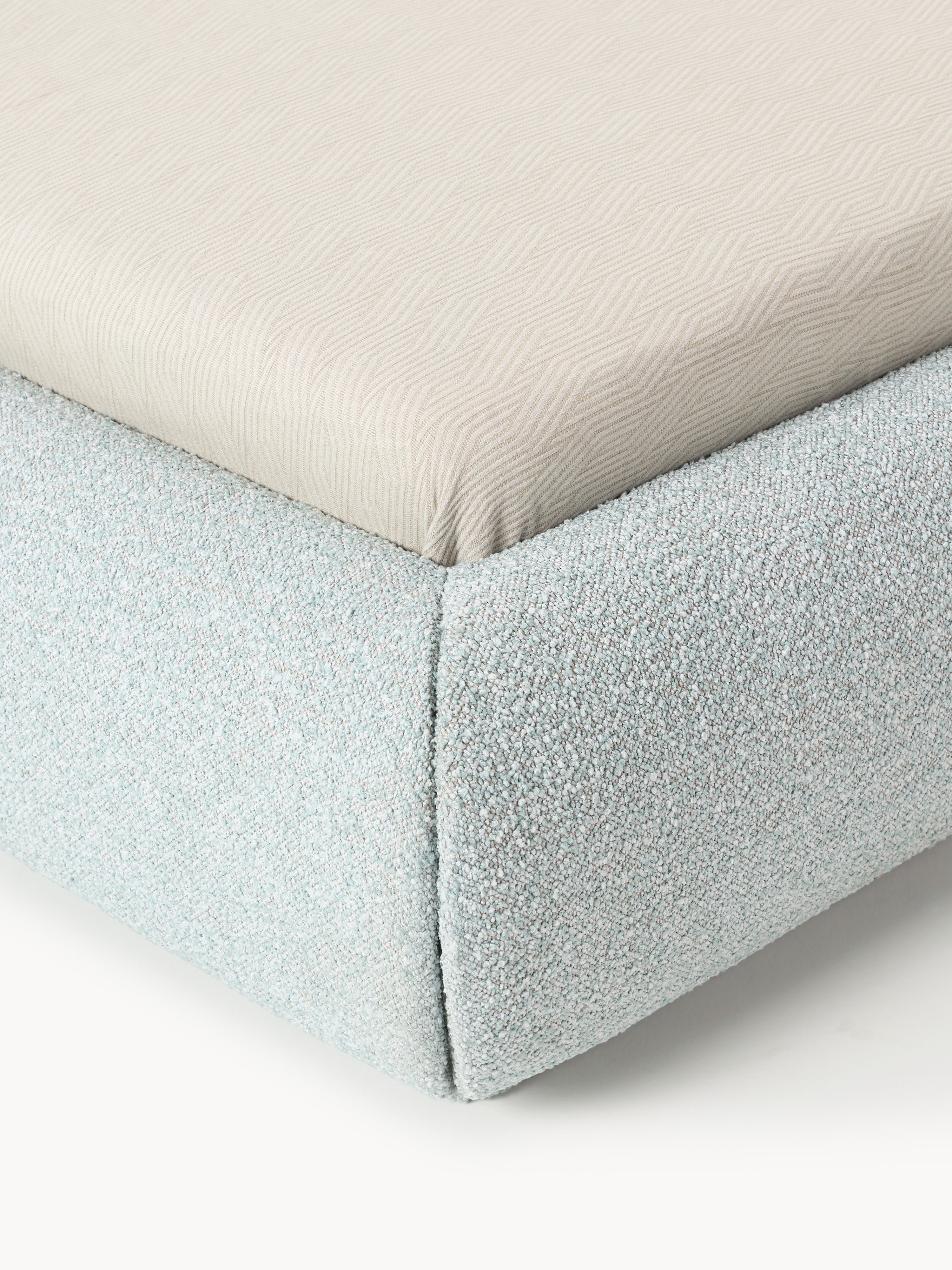 Alba Upholstered Bouclé Bed