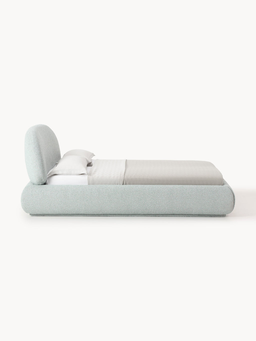 Alba Upholstered Bouclé Bed