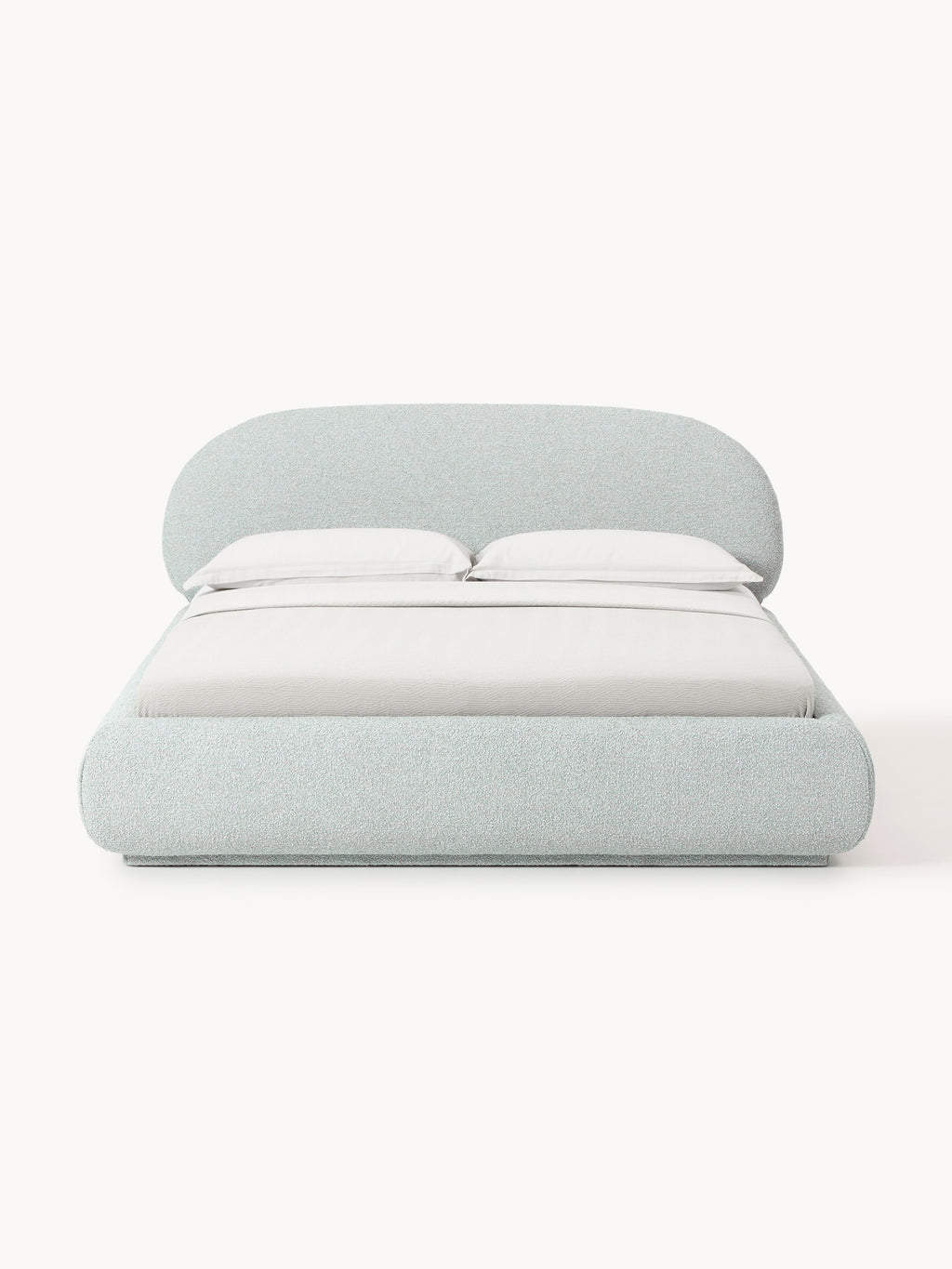 Alba Upholstered Bouclé Bed