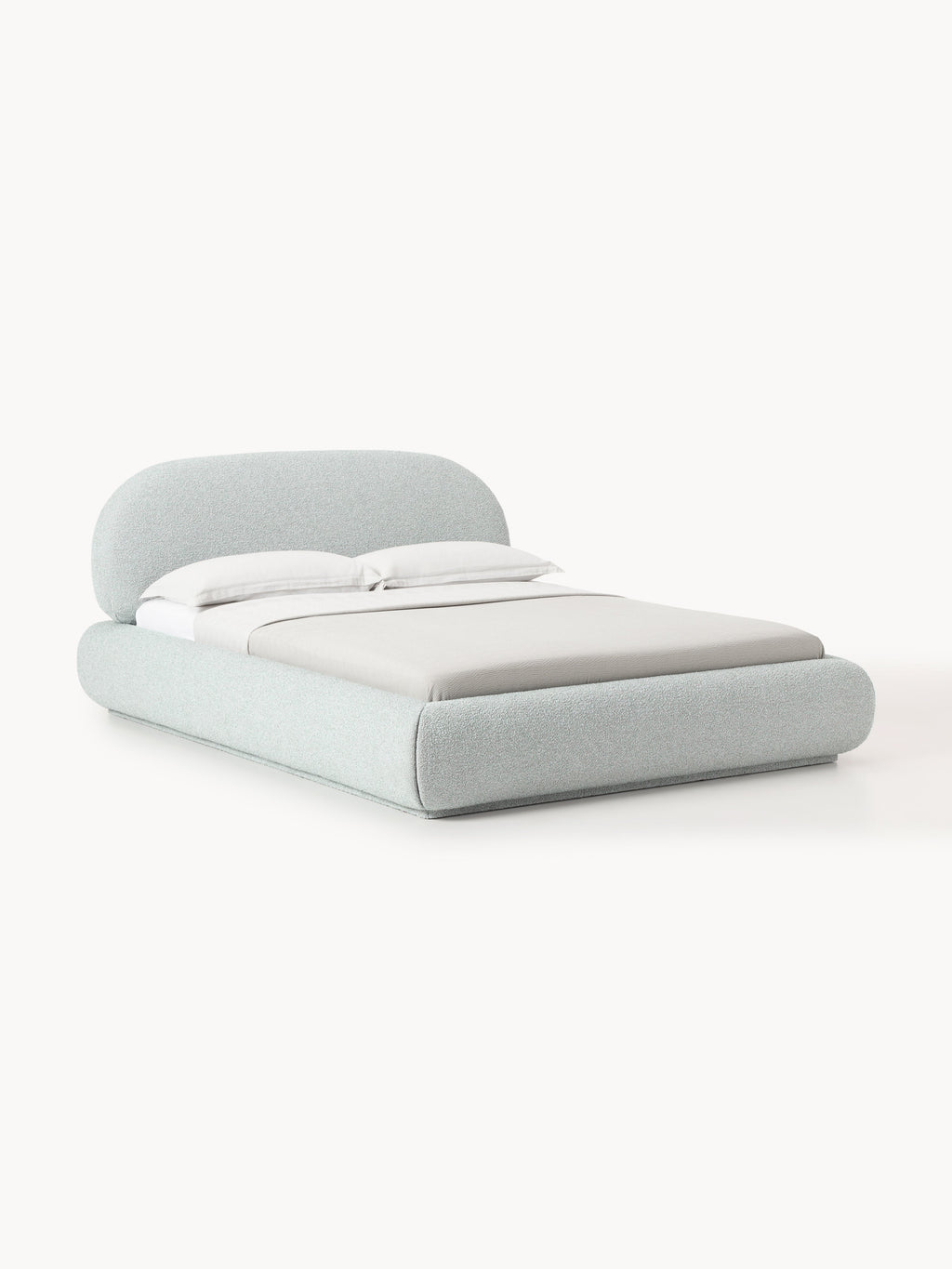 Alba Upholstered Bouclé Bed