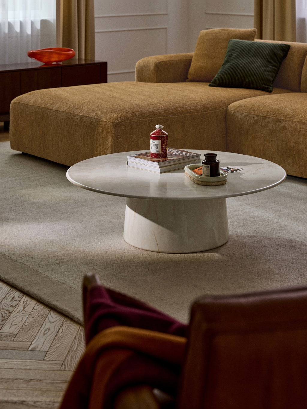 Jael XL Round Coffee Table