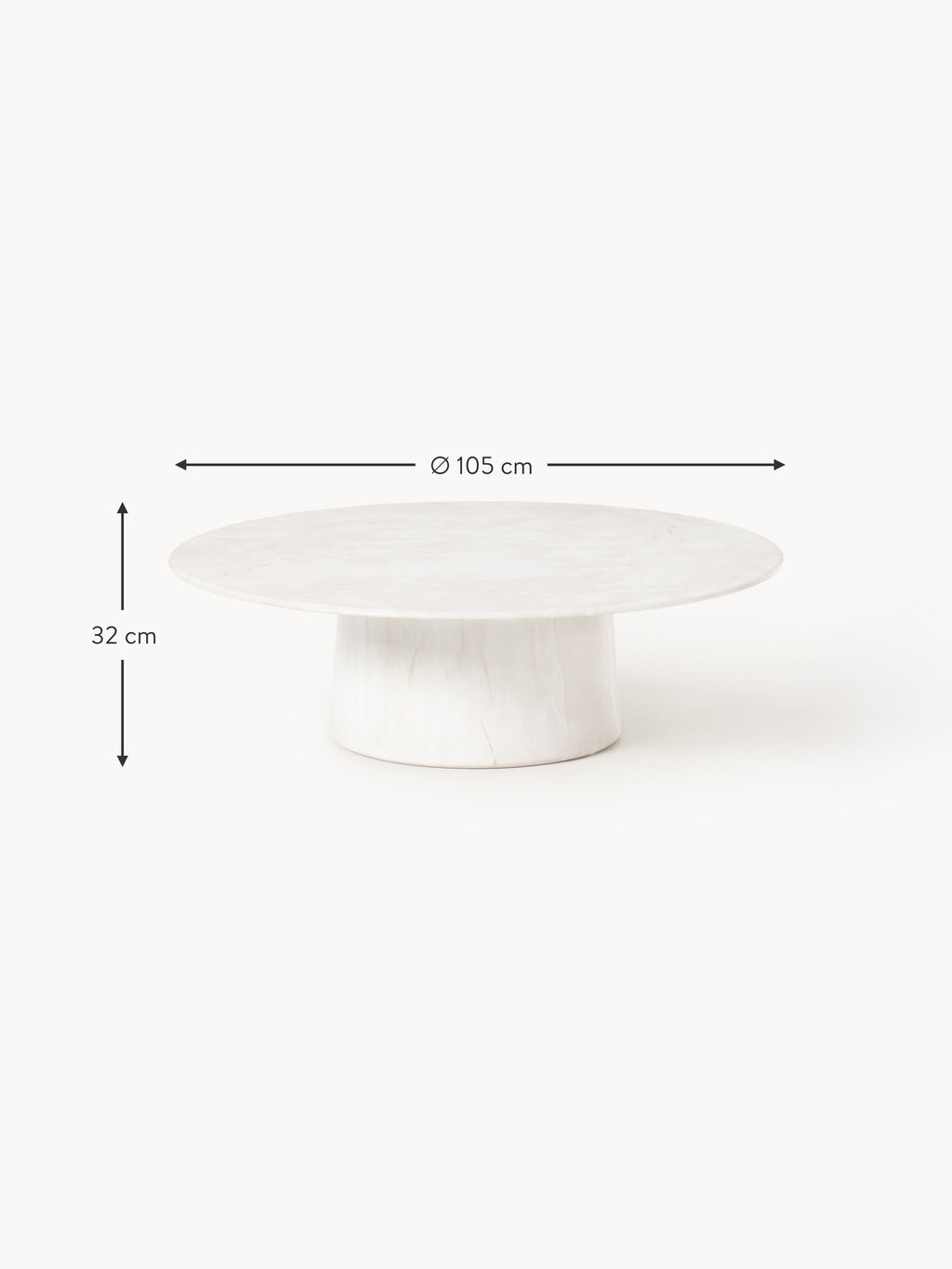 Jael XL Round Coffee Table