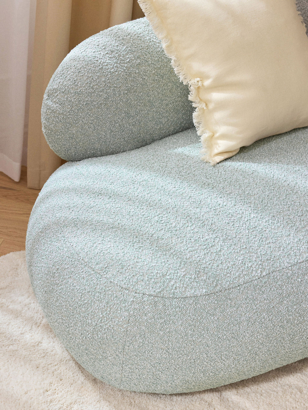 Alba Bouclé Sofa (3-seater)