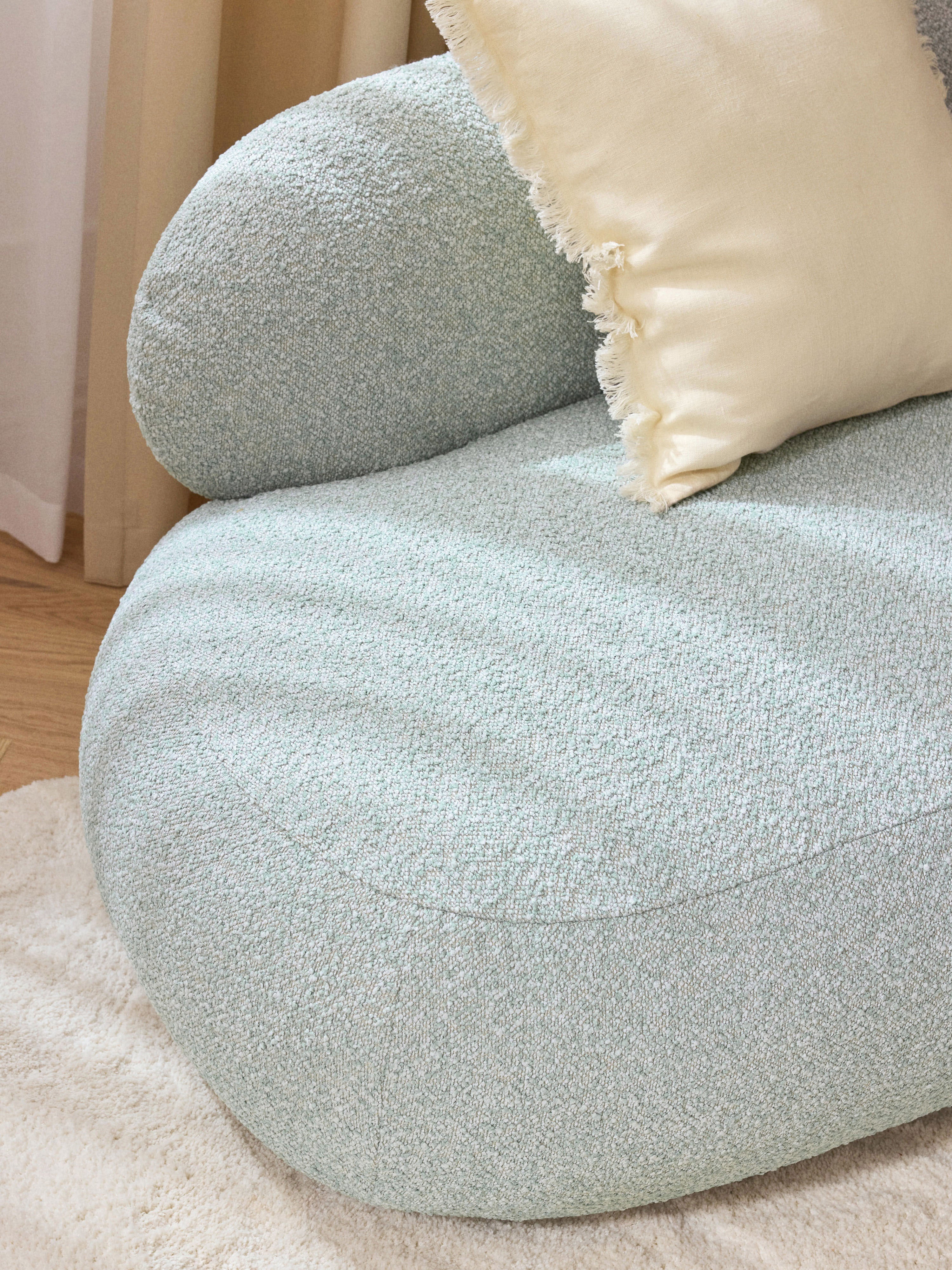 Alba Bouclé Sofa (3-seater)