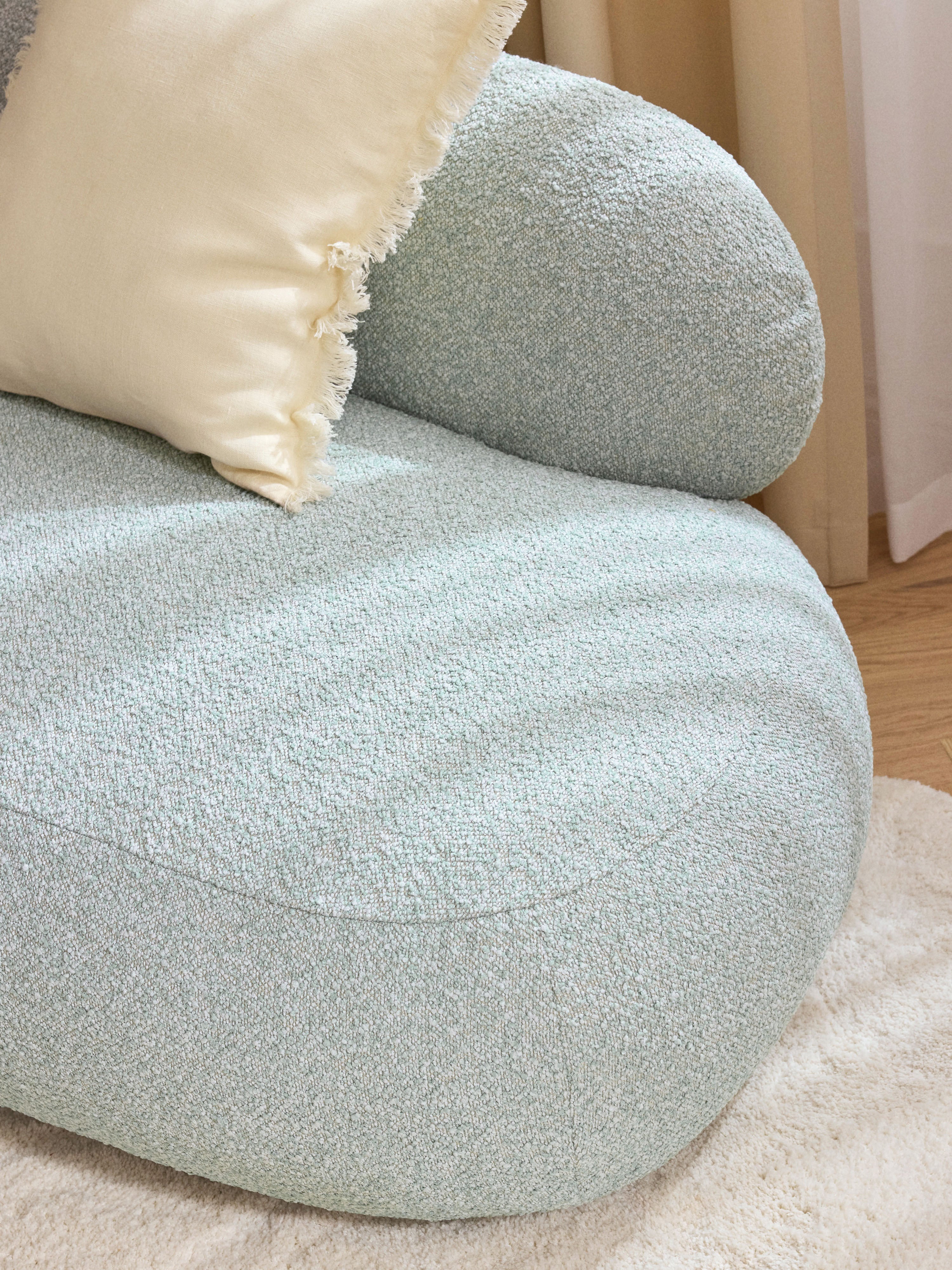 Alba Bouclé Sofa (3-seater)