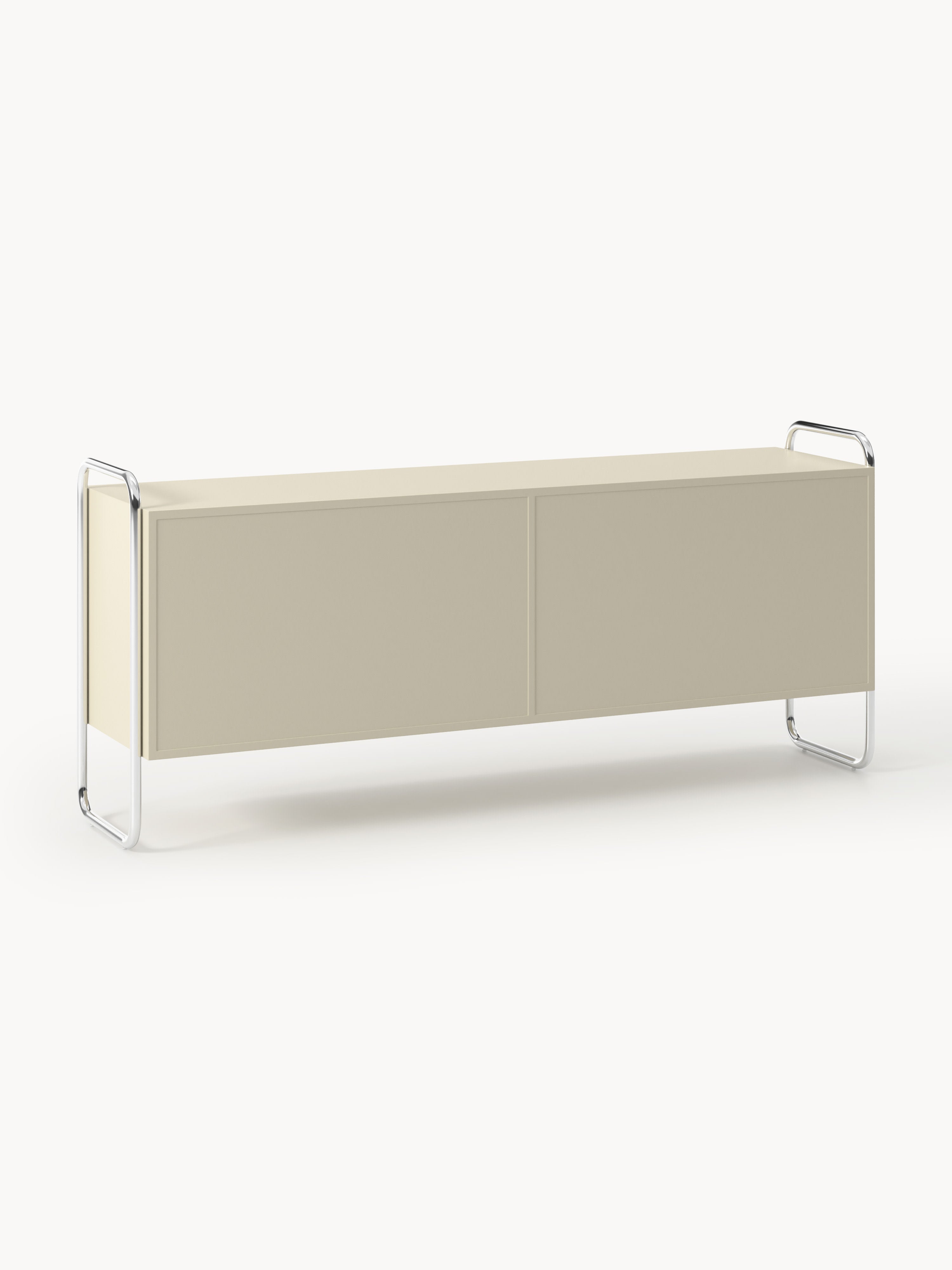 Robyn Metal Sideboard with Glass Front