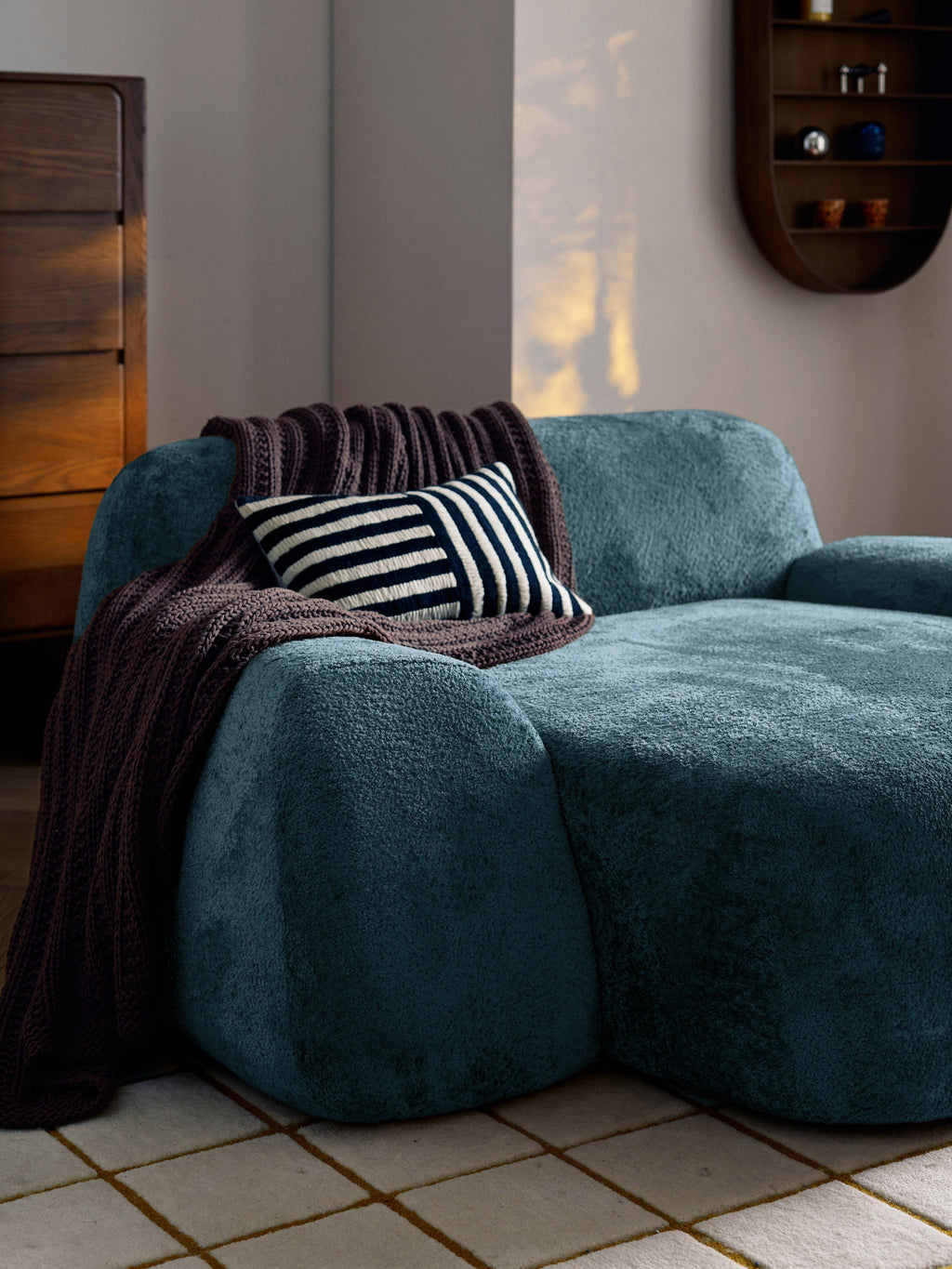 Wolke XL Teddy Bouclé Lounge Chair