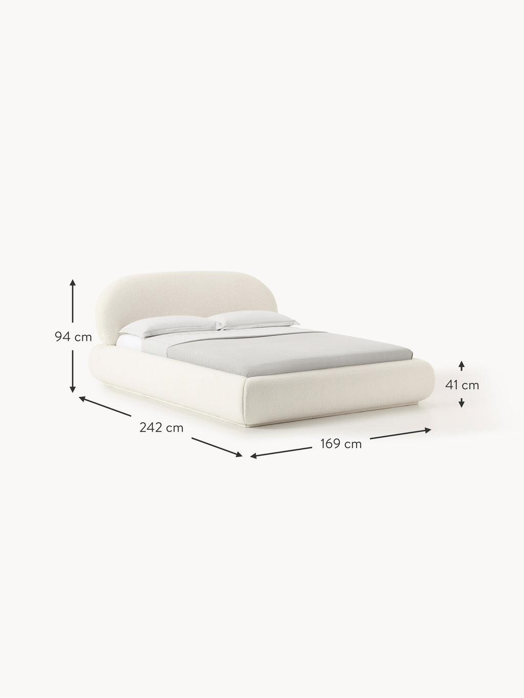 Alba Upholstered Teddy Bed