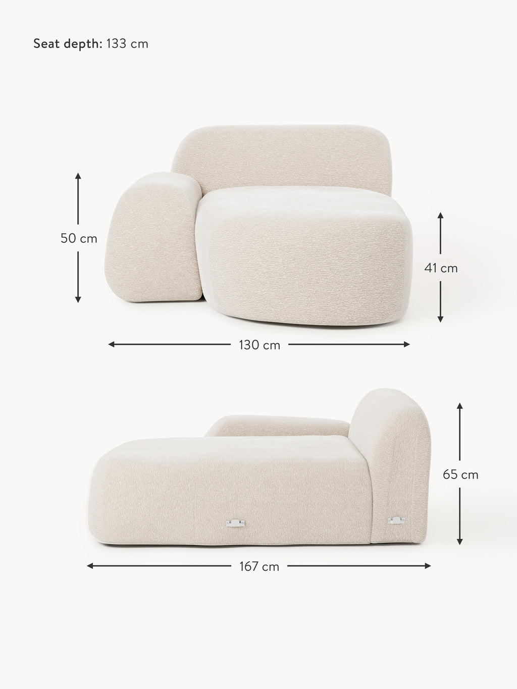 Wolke Chaise Corner Module