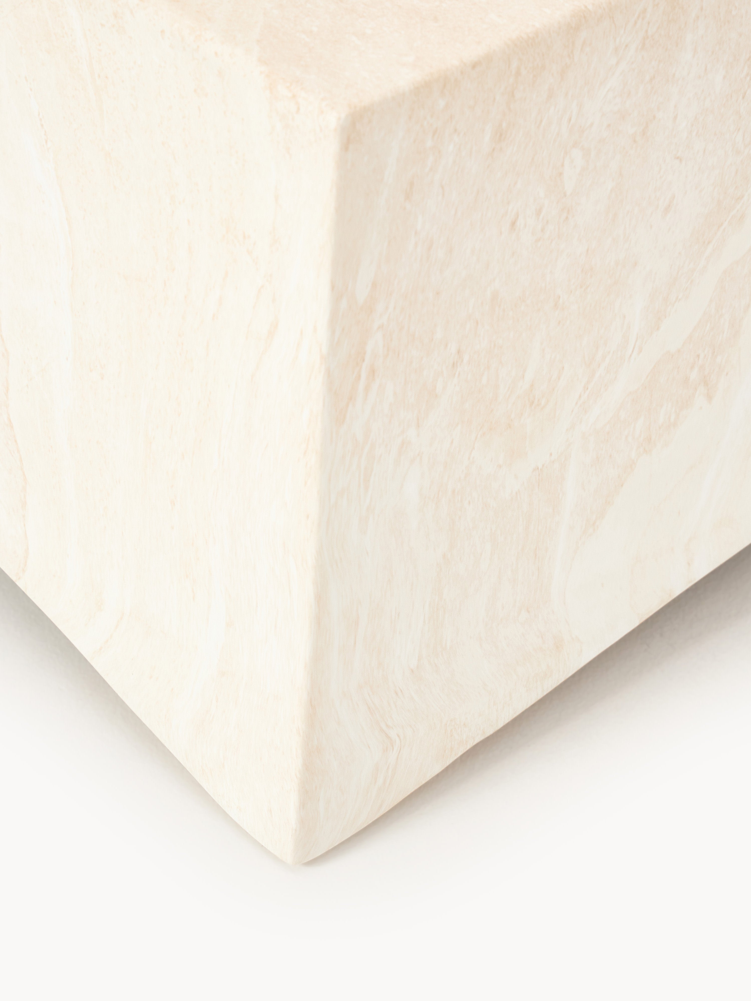Mohi In- & Outdoor Coffee Table with Travertine Effect, W 120 cm