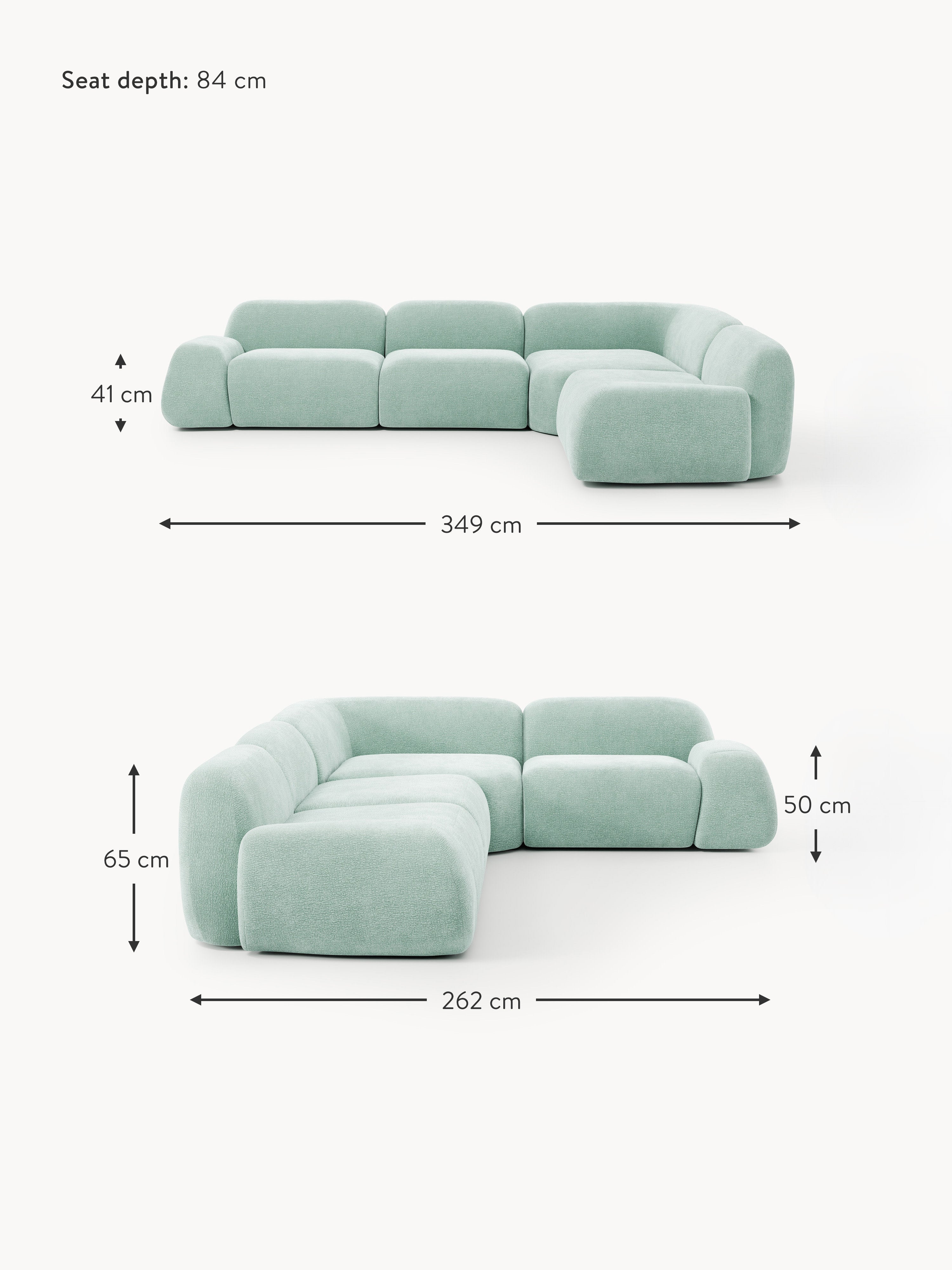 Wolke Modular Corner Sofa (4-seater)