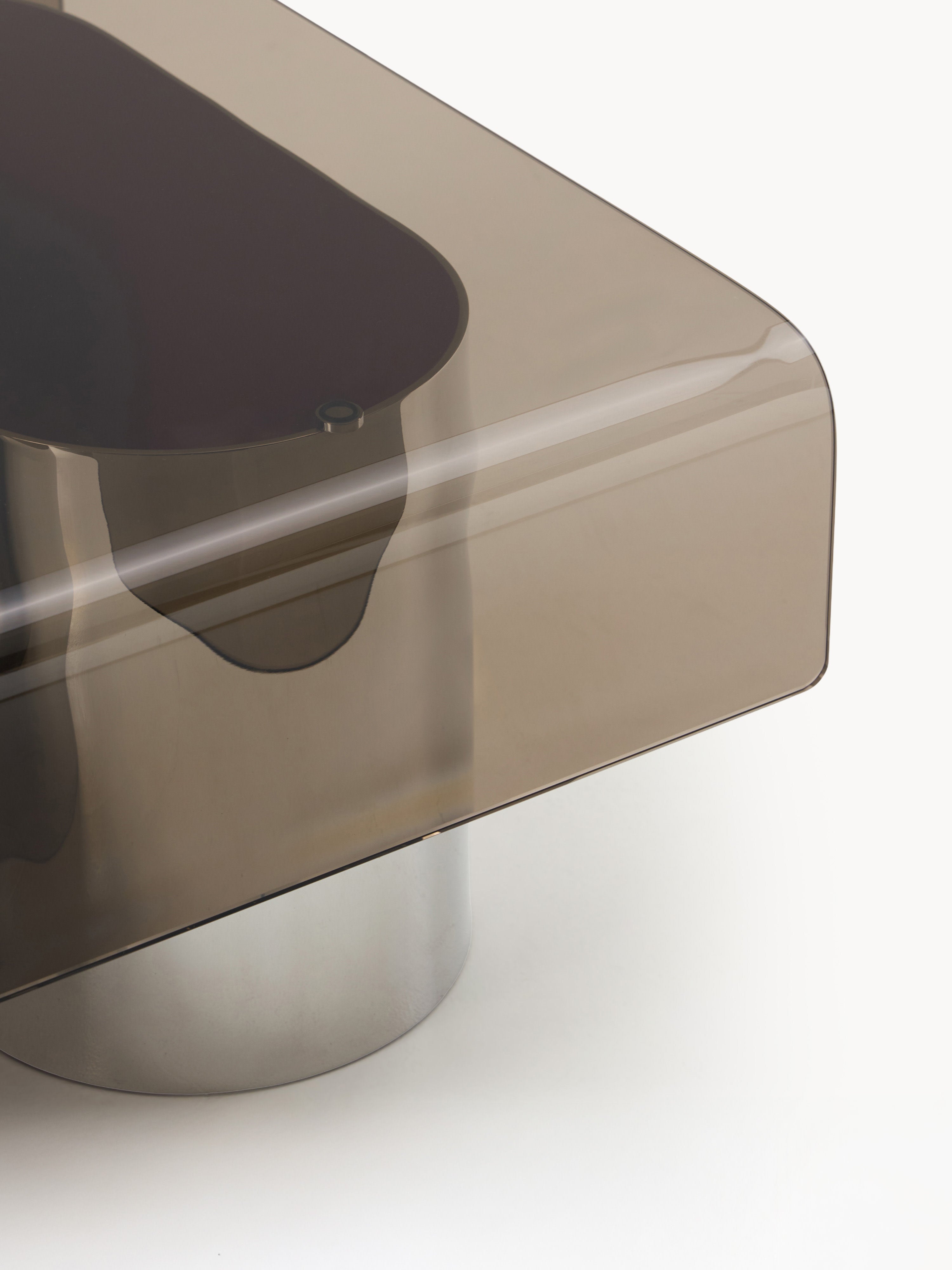 Jouri Coffee Table with Glass Top