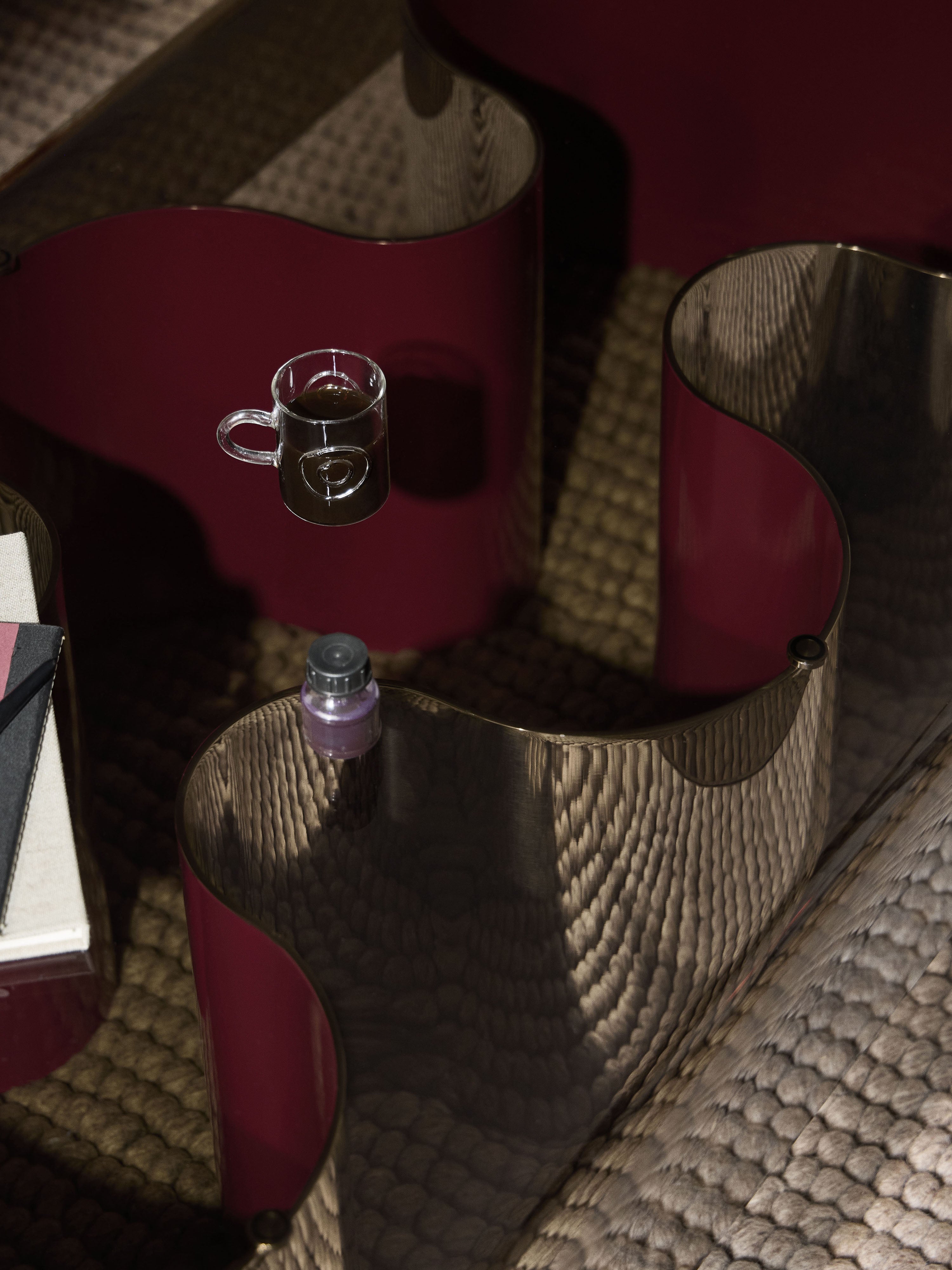 Jouri Coffee Table with Glass Top