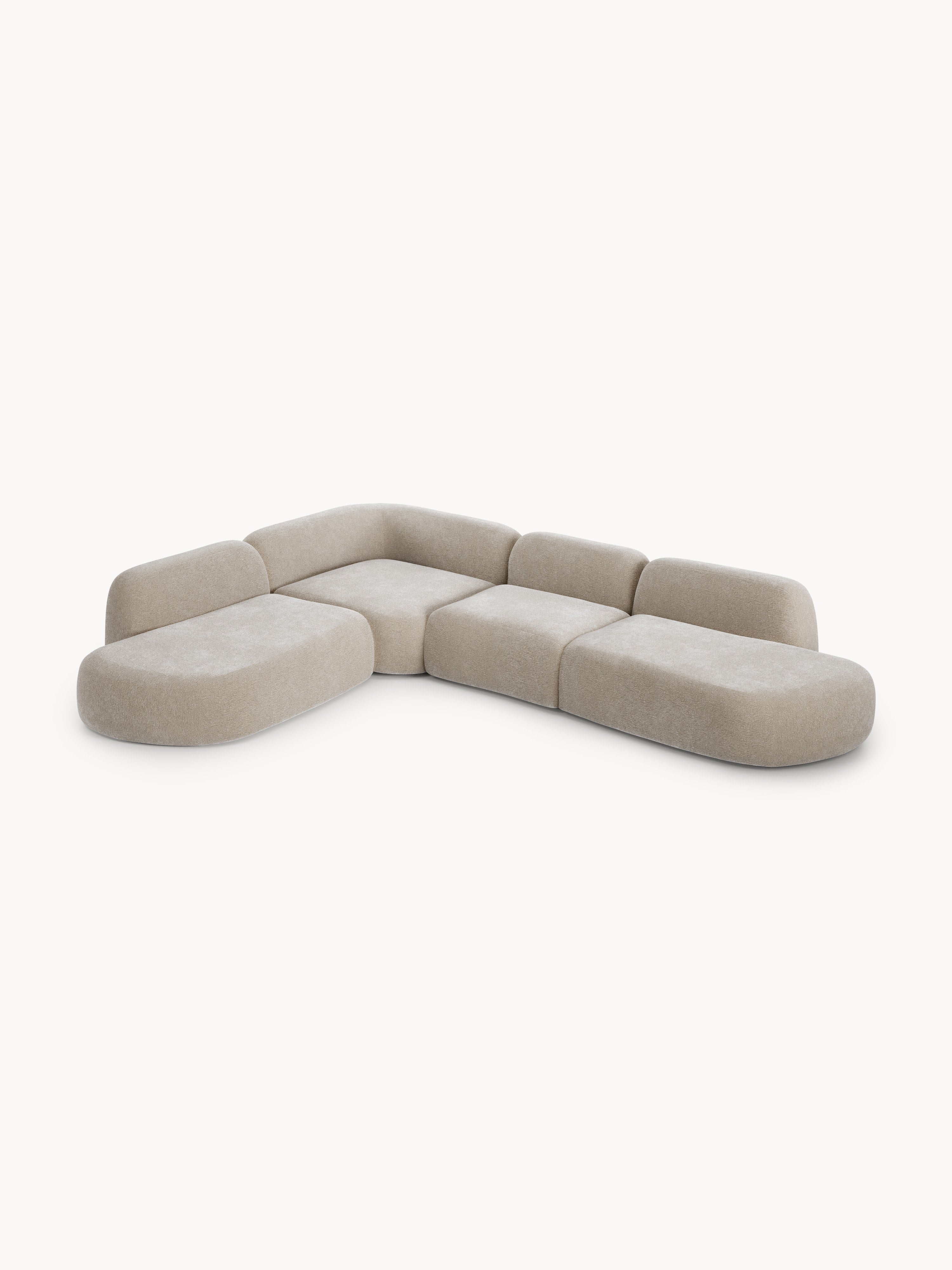 Wolke XL Modular Corner Sofa with Chaise Ends