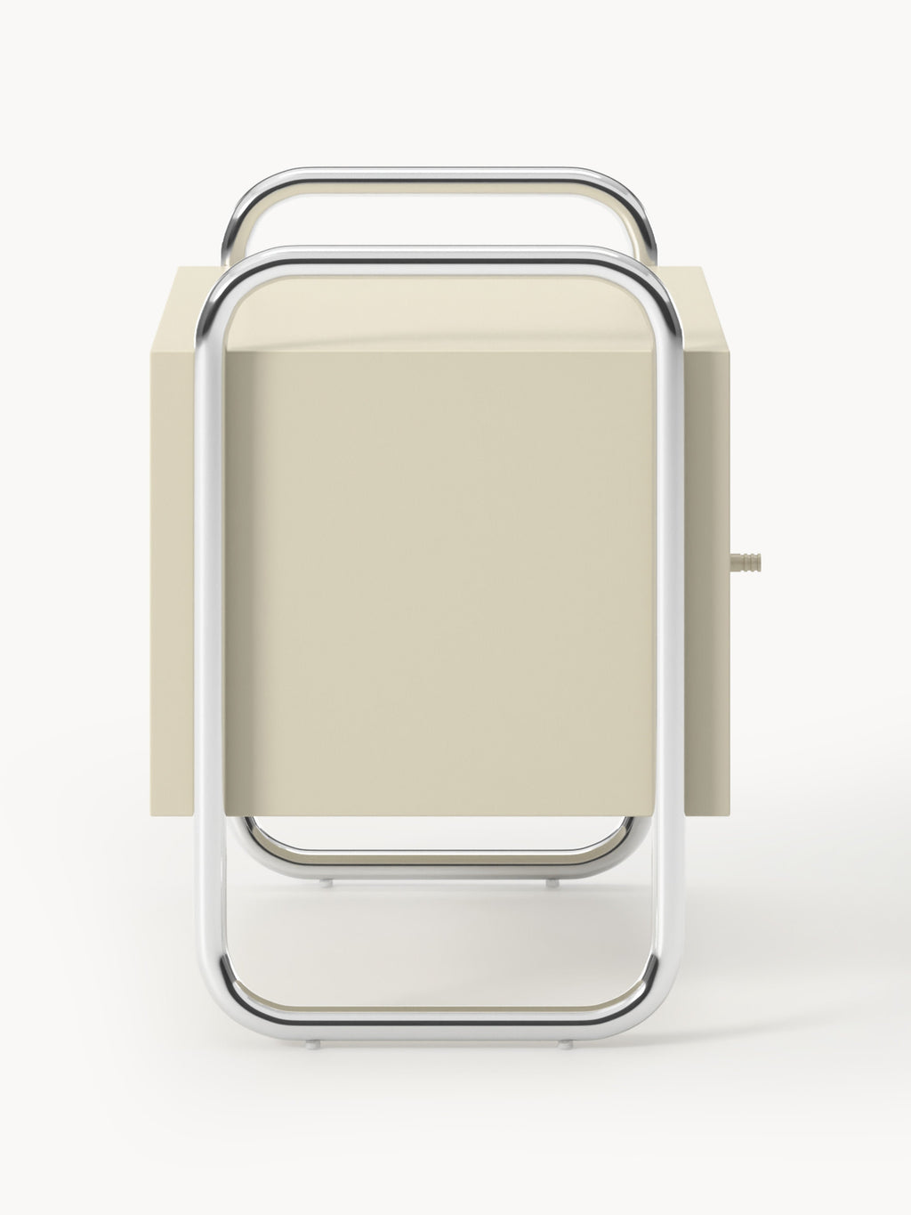 Robyn Metal Bedside Table, left- or right-hinged options