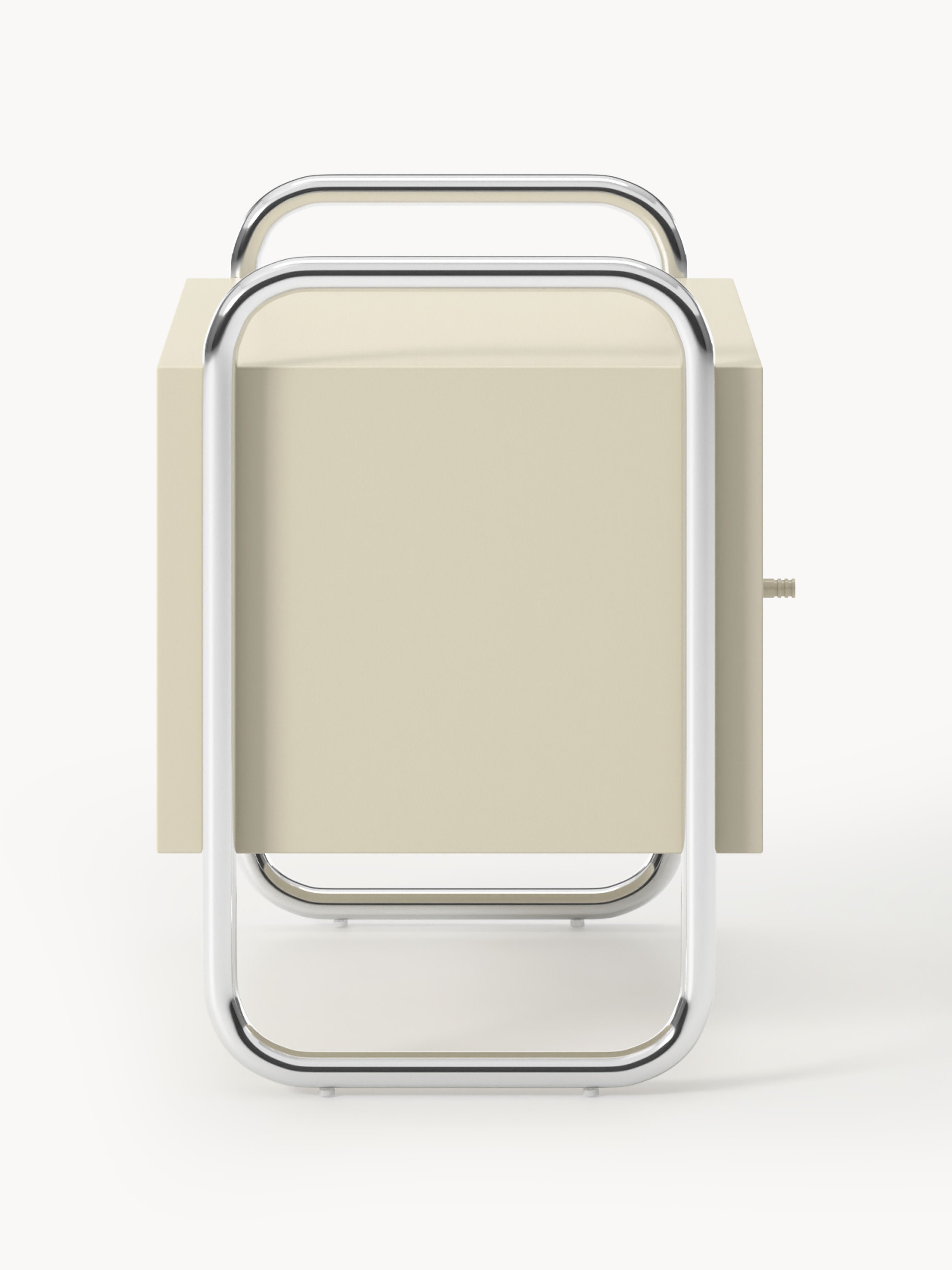 Robyn Metal Bedside Table, left- or right-hinged options