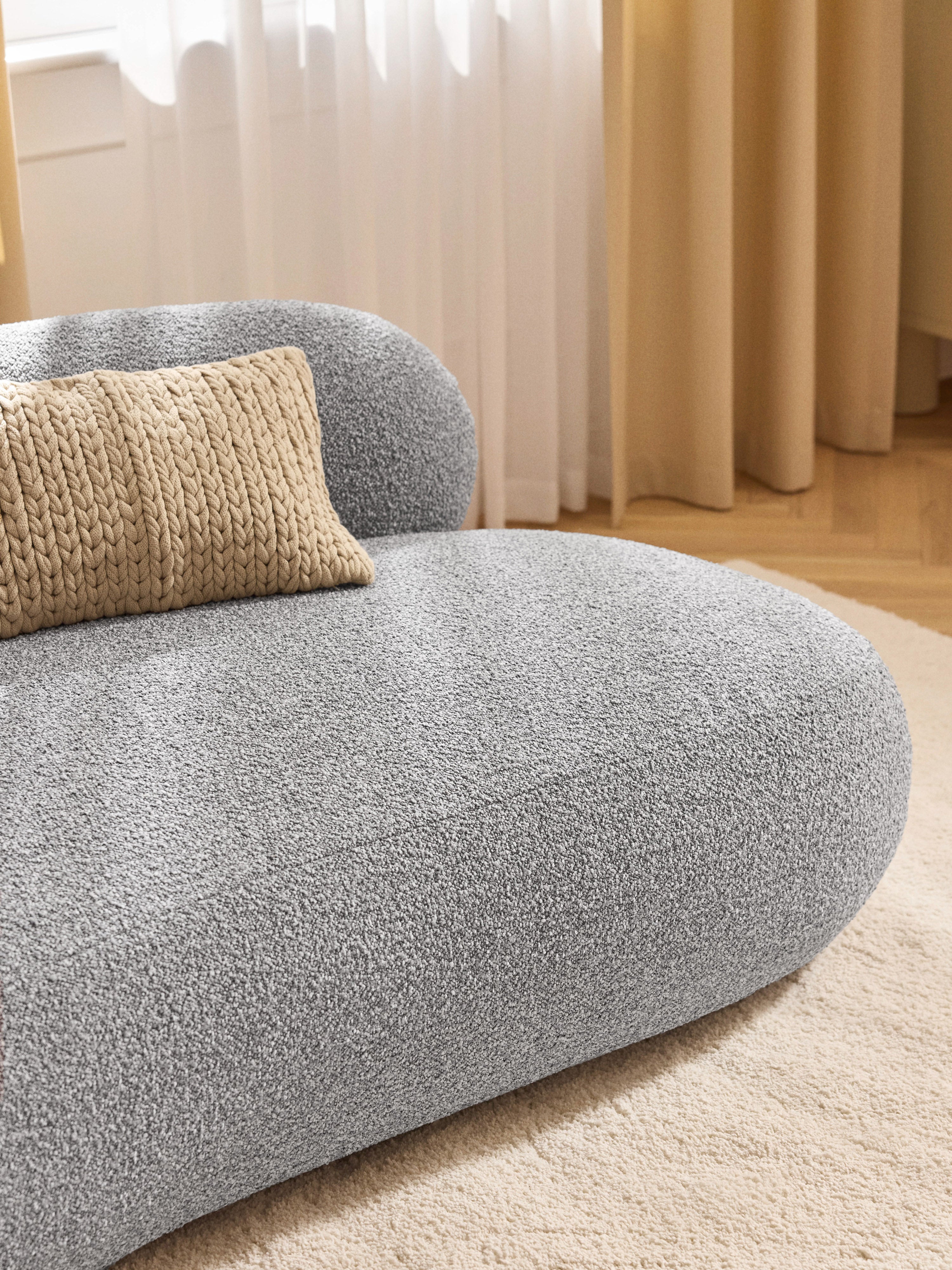Alba Bouclé Sofa (3-seater)