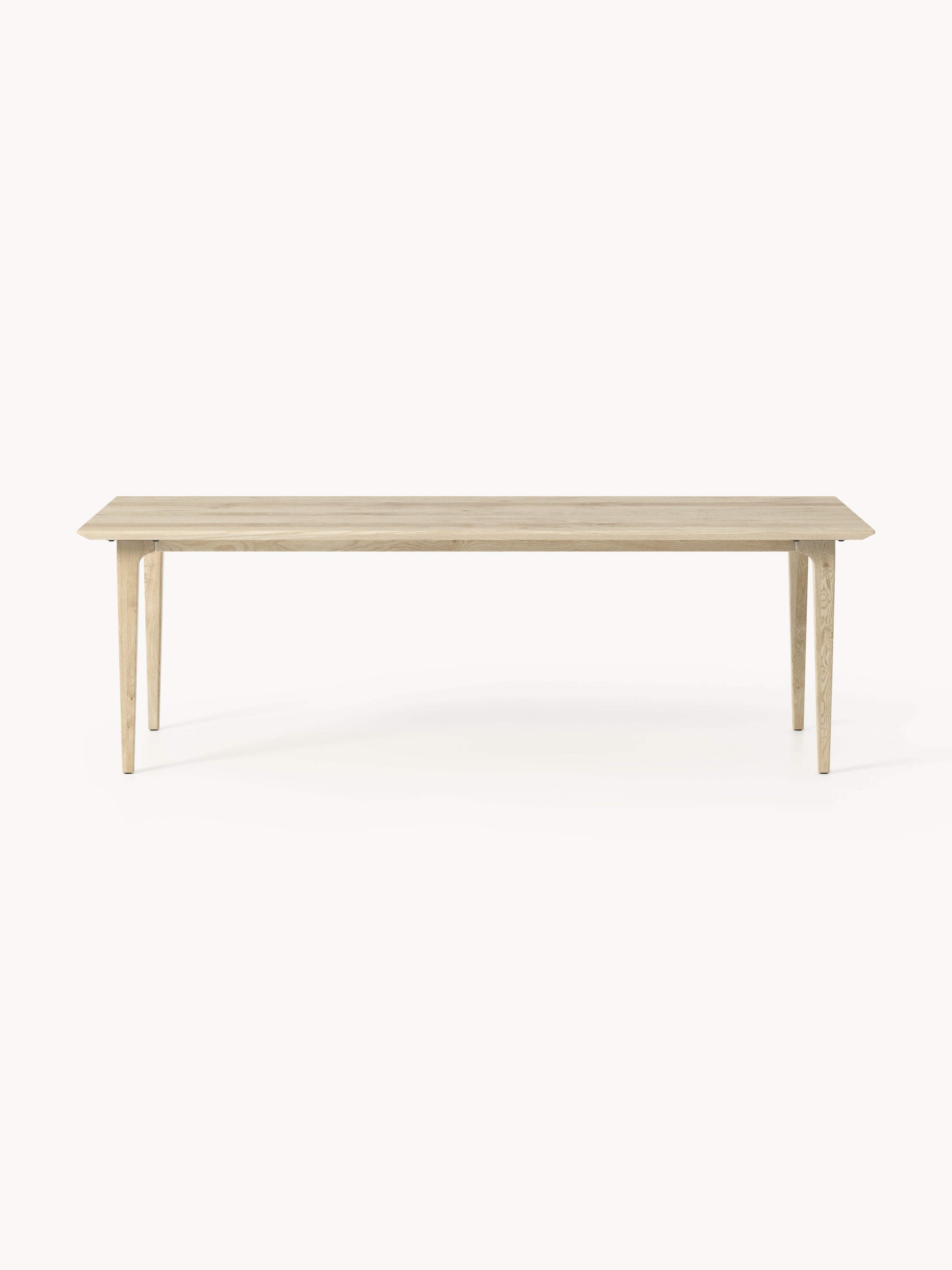 Archie Oak Wood Dining Table, in various sizes