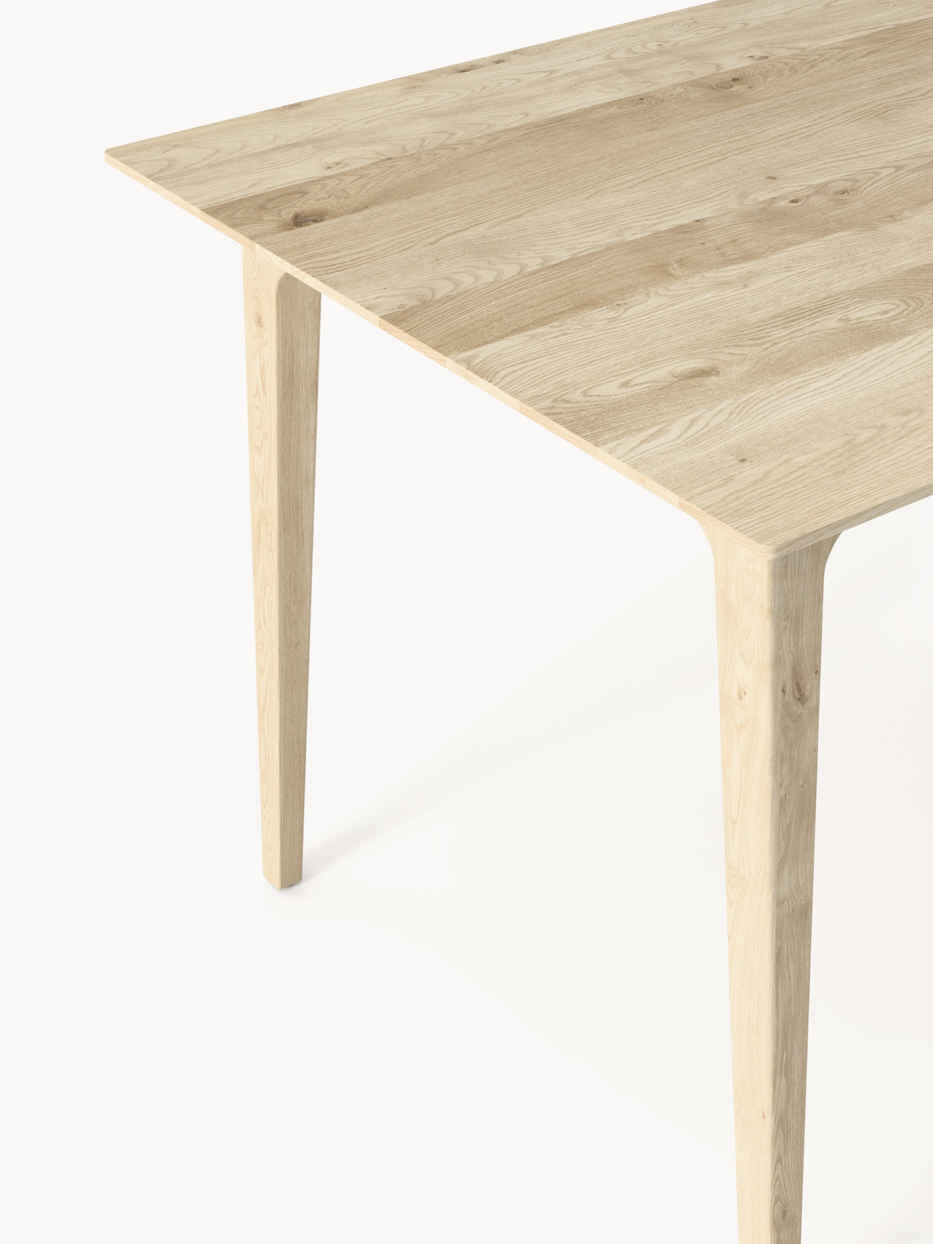 Archie Oak Wood Dining Table, in various sizes