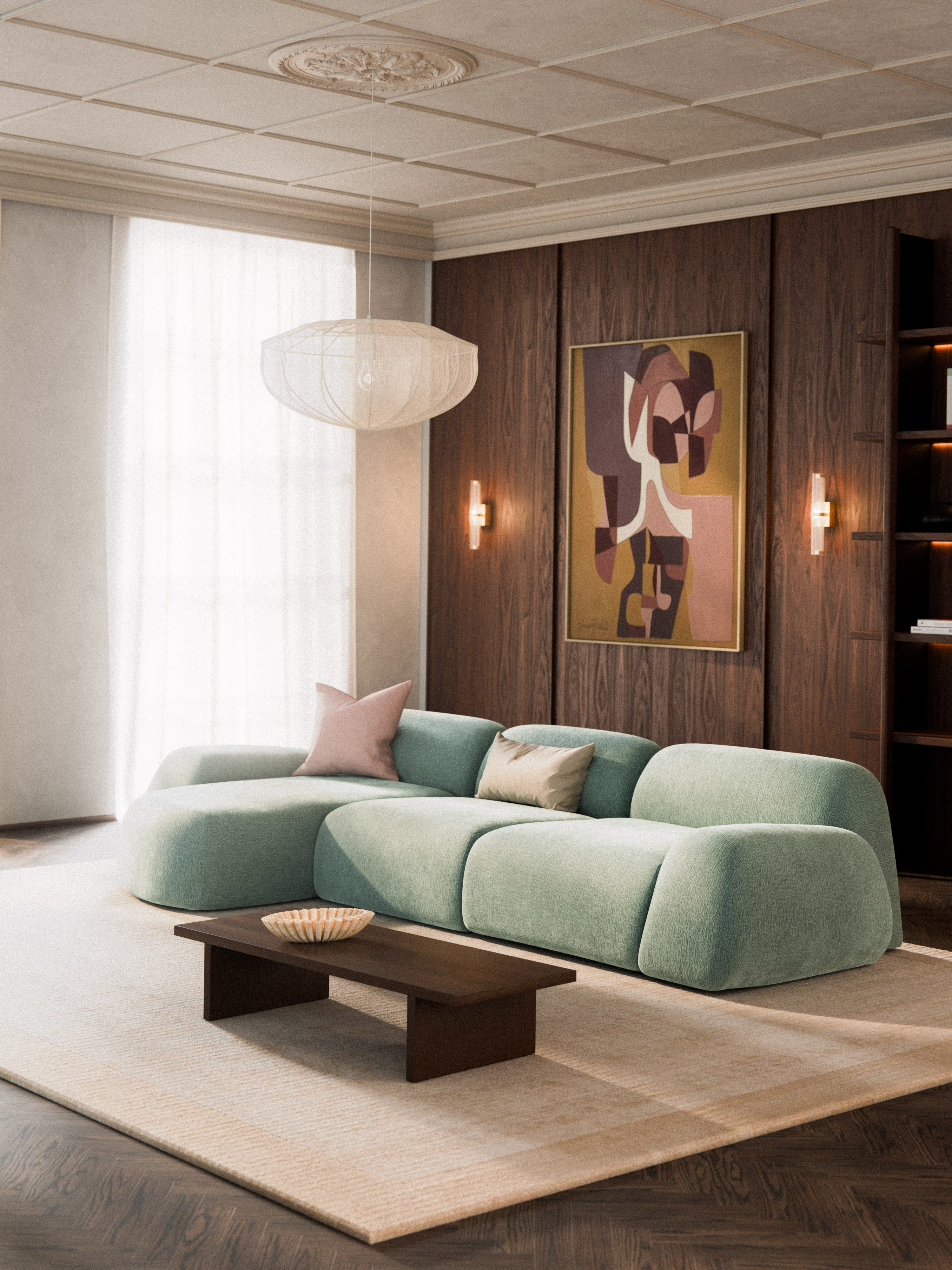 Wolke Modular Teddy Corner Sofa (4-seater)