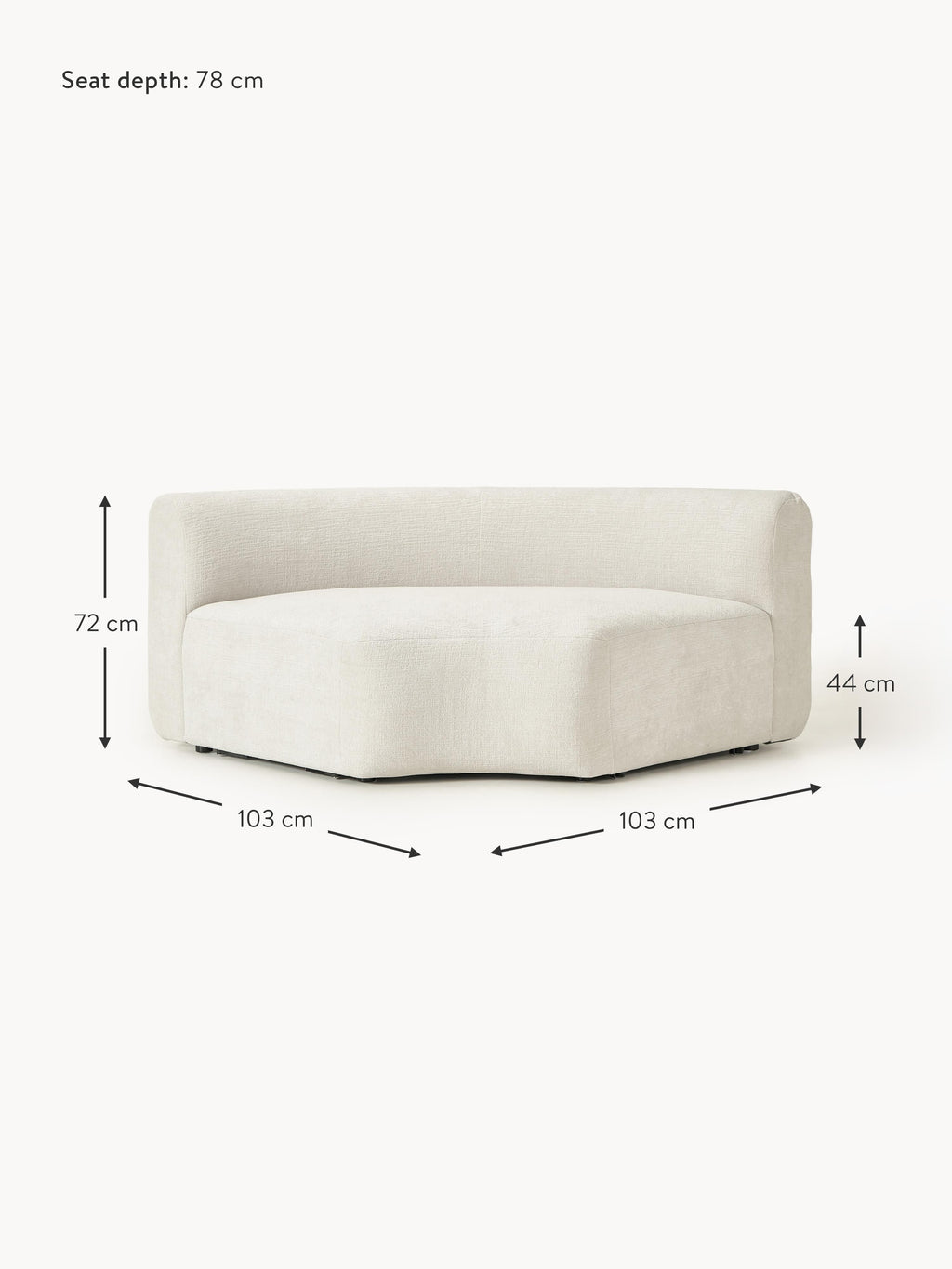 Sofia Round Corner Module