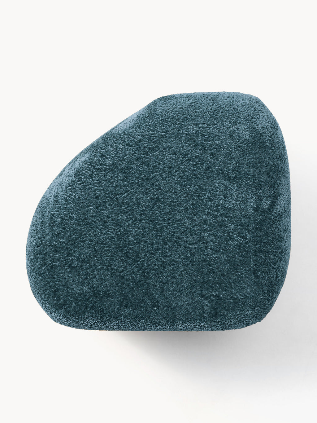 Wolke Oval Teddy Bouclé Ottoman