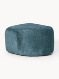 Gallery image 1 - Oval Teddy Bouclé Ottoman Wolke